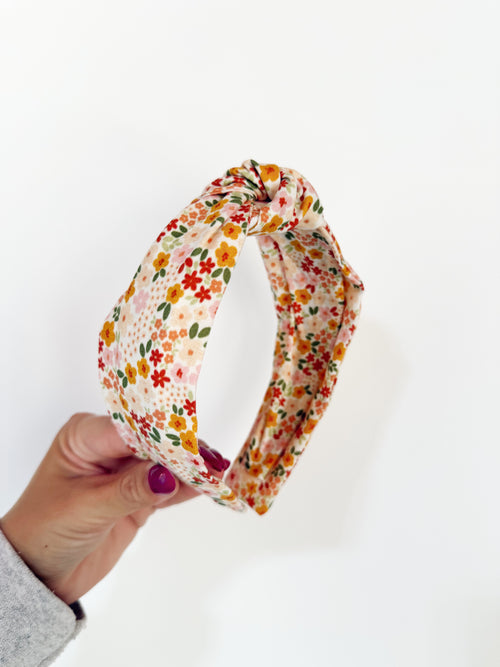 Apple Blossom Knotted Headbands