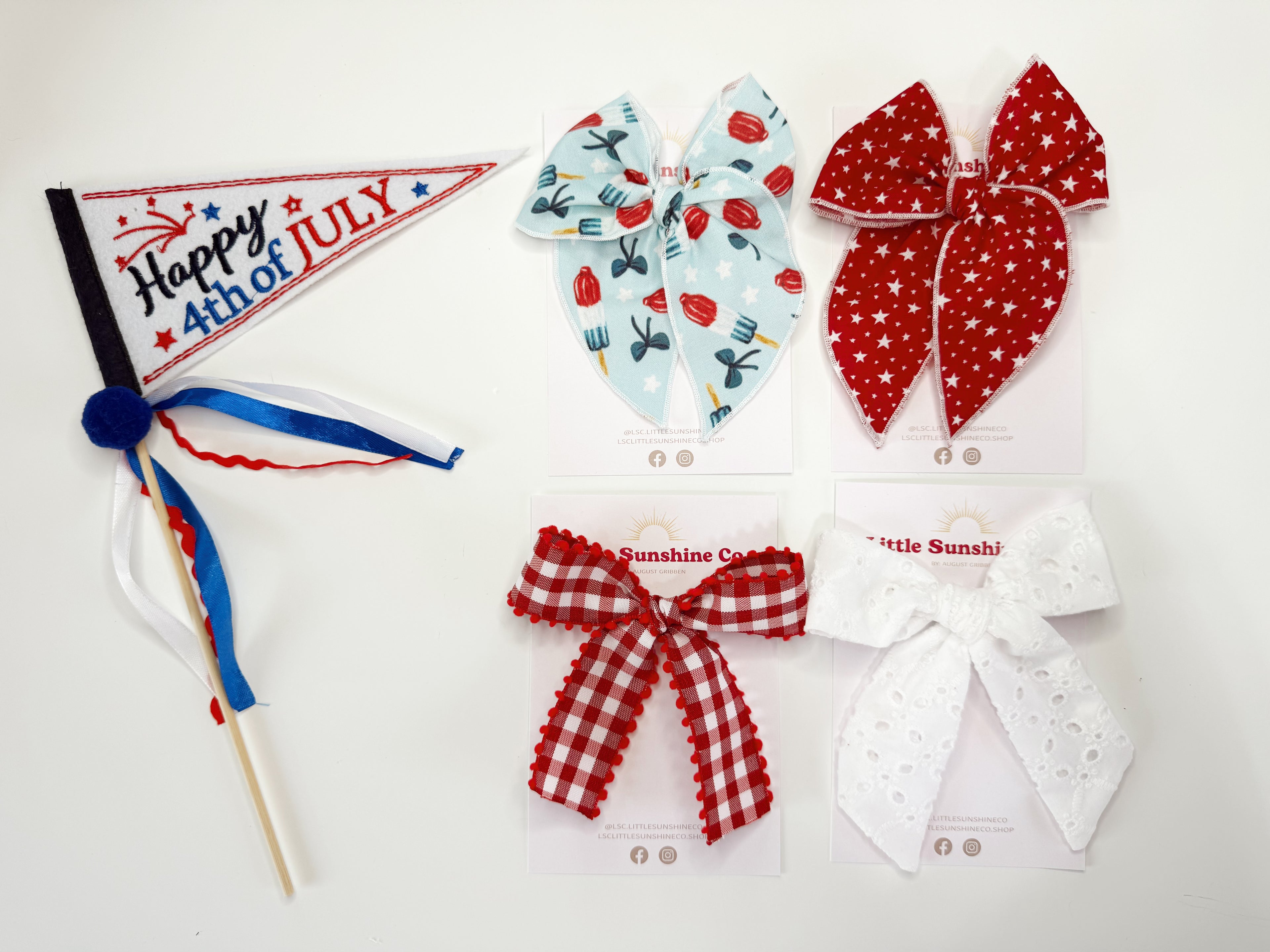 4 Large Clips - Bundle