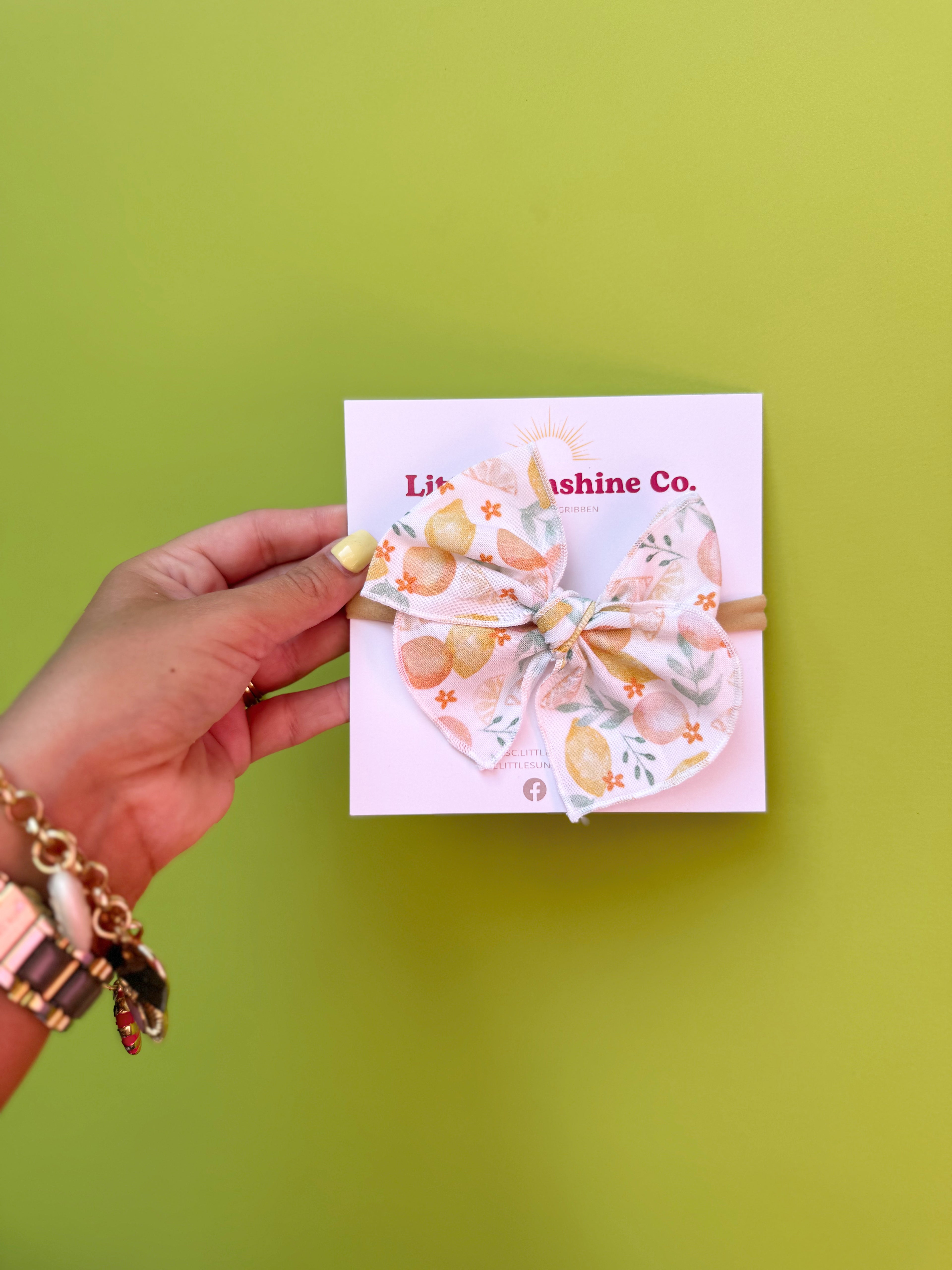 Citrus Breeze Hair Bows 🍊🍋