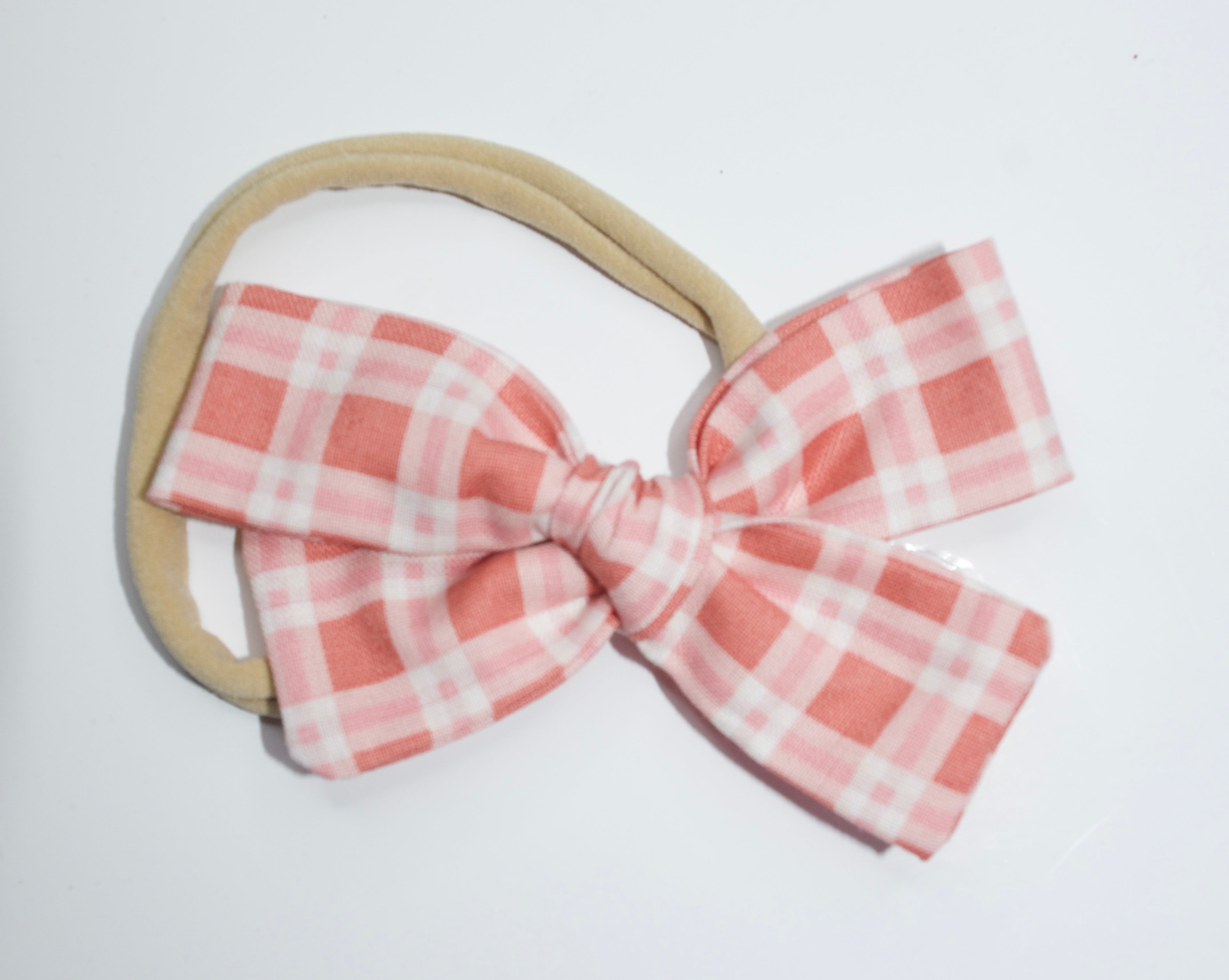 Nylon Headband - Peach Picnic