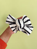 Black Stripped Headwraps