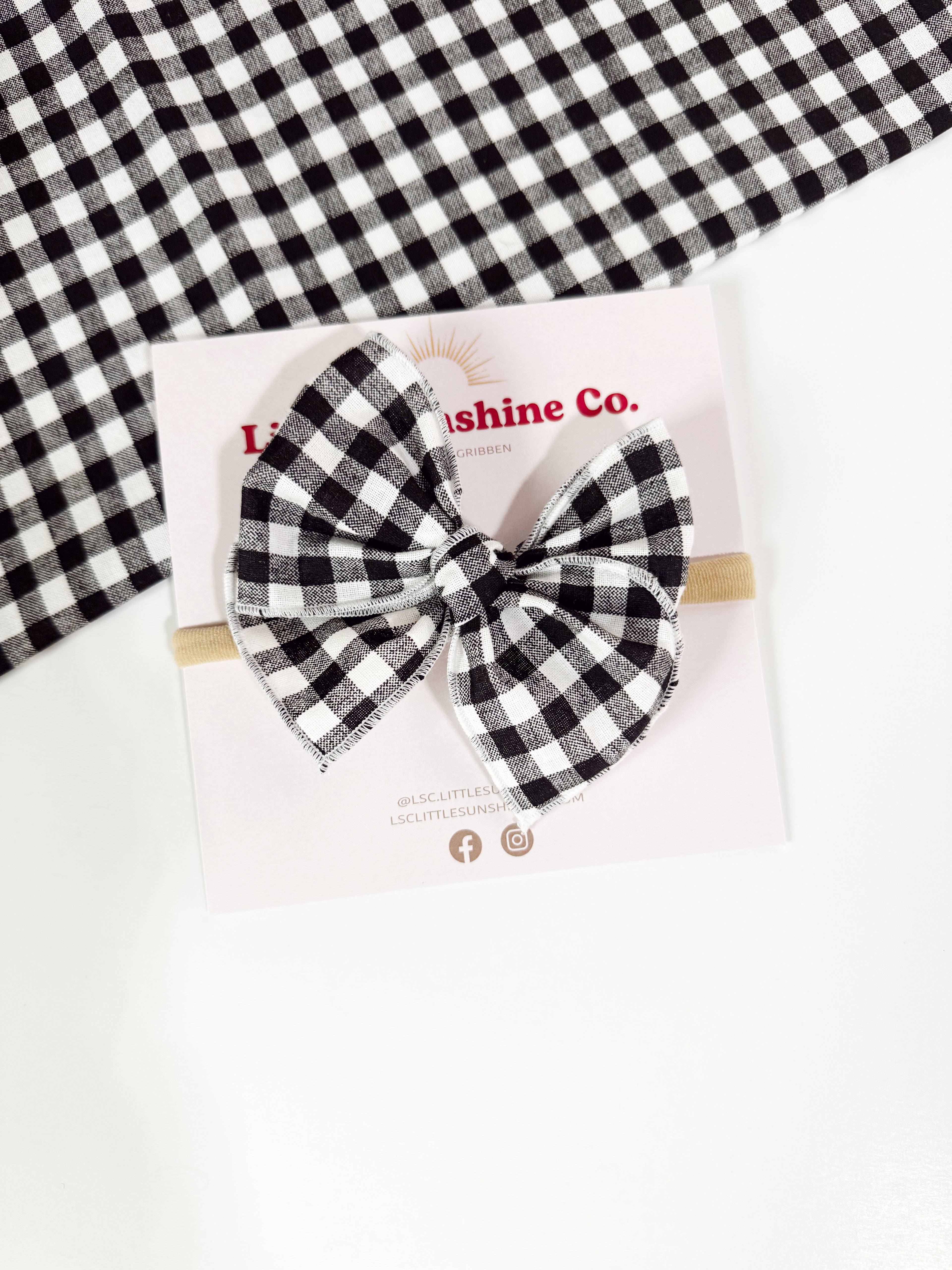 Black & White Gingham