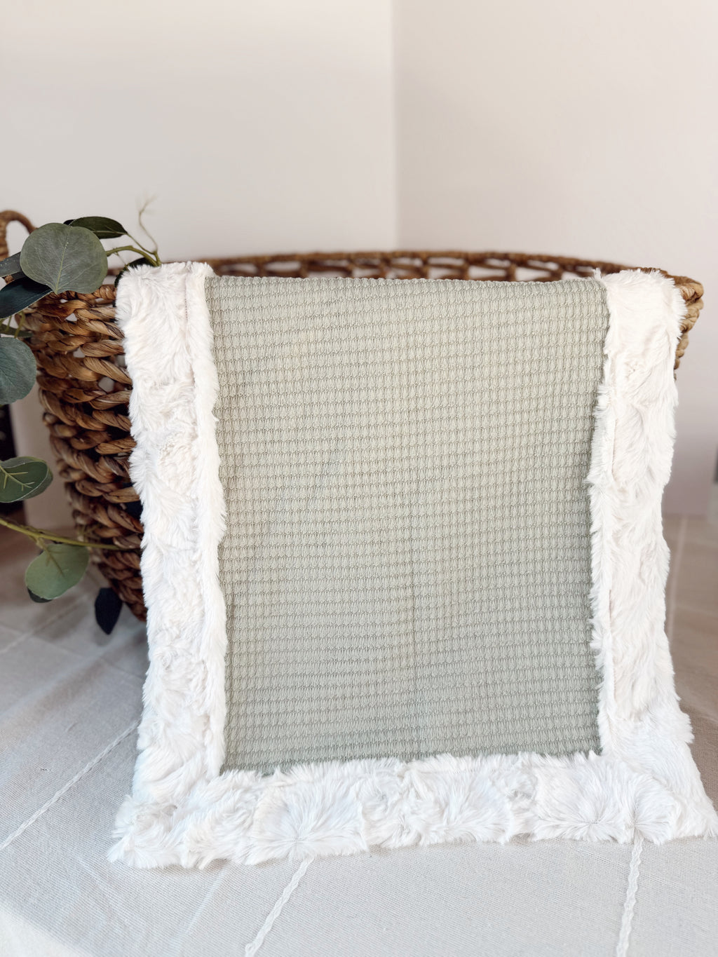 Soft Sage Haven Snuggle Blankets