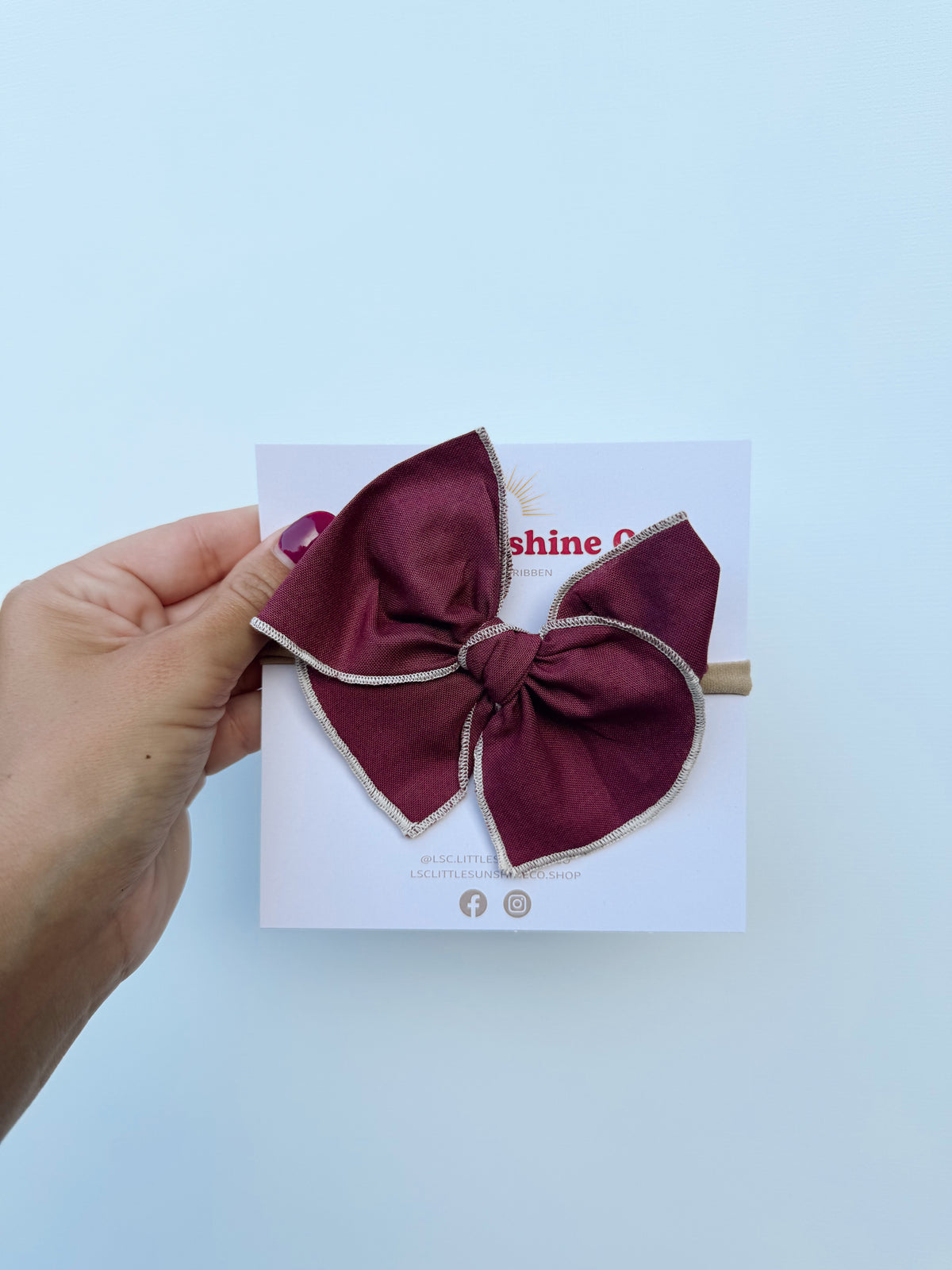 Mulberry Hair Bows 🍇