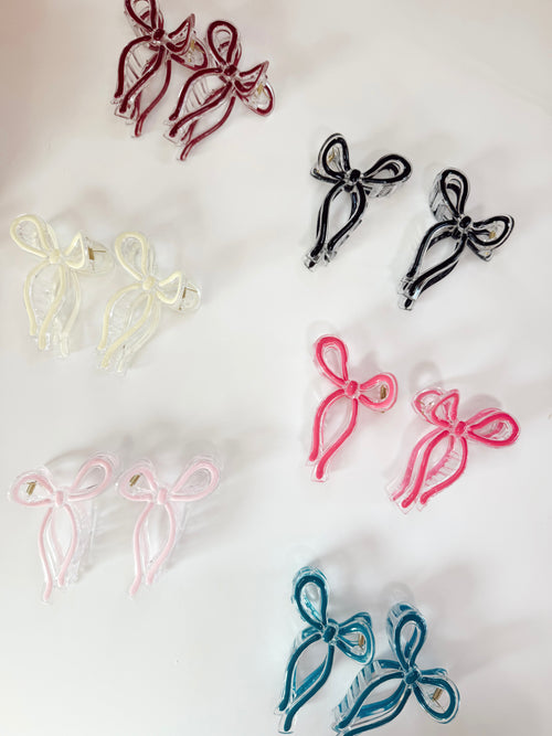 Bow Claw Clips 🎀
