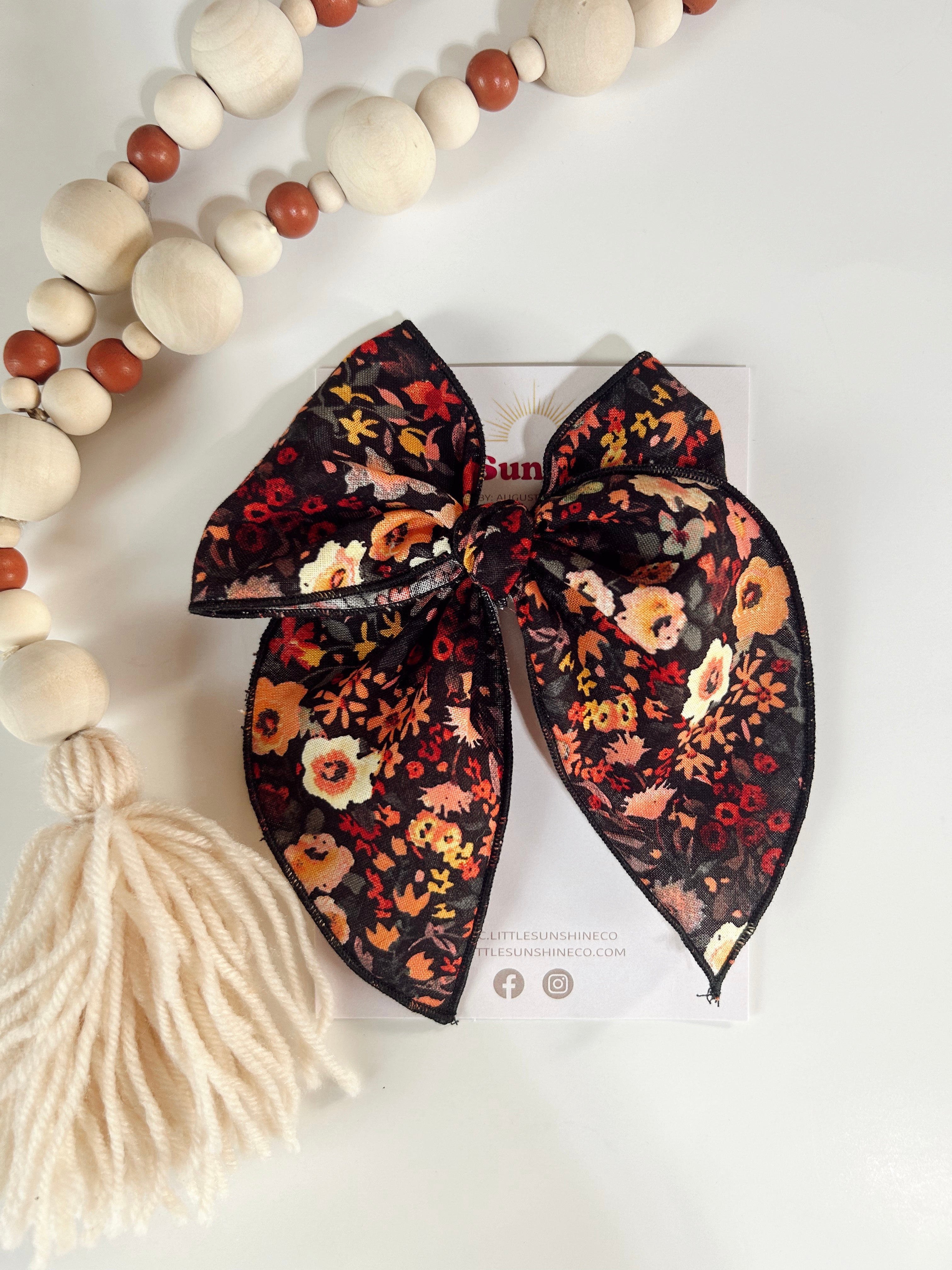 Fall Foliage Hair Bows