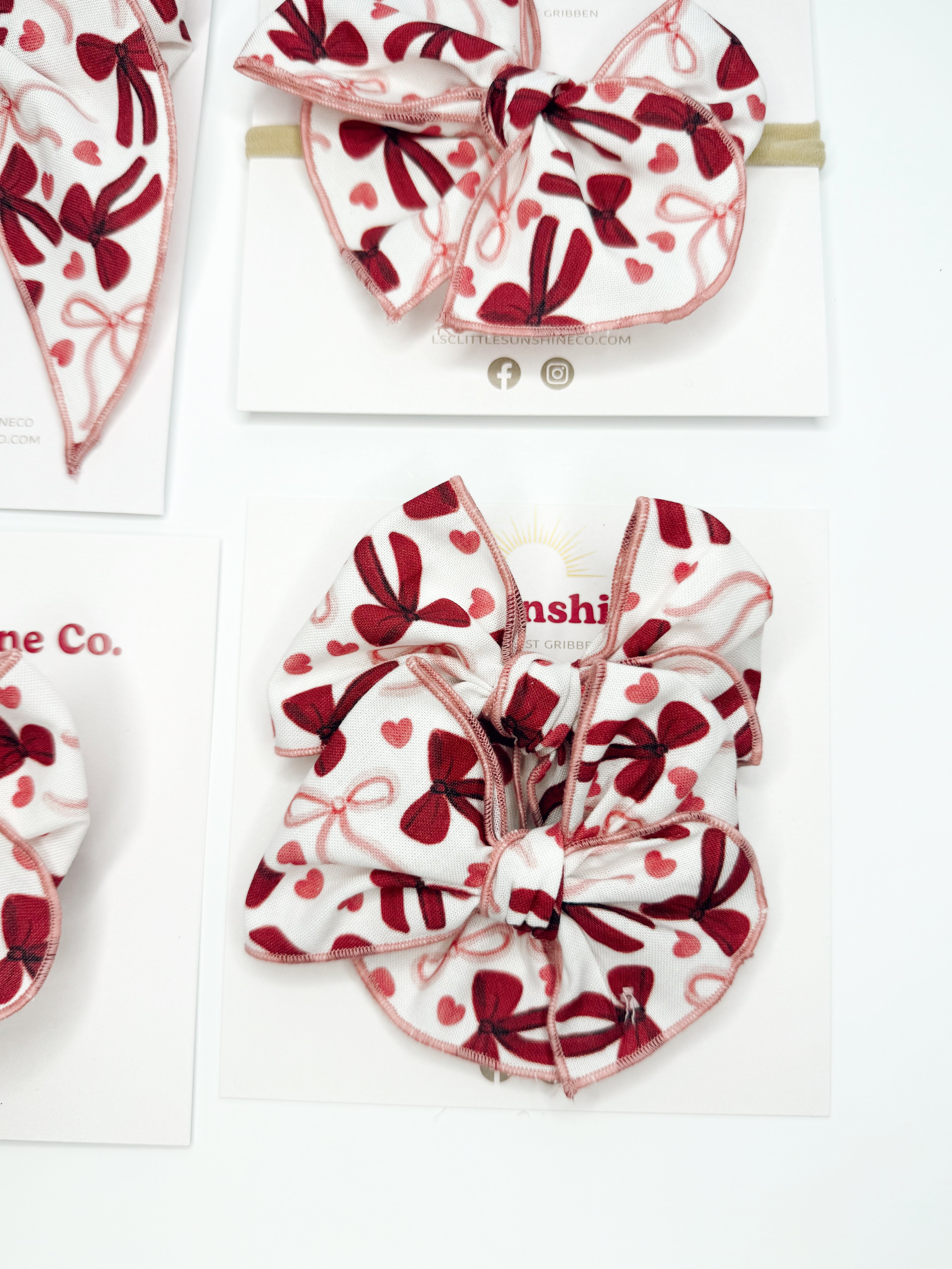 Cupid's Bow Hair Bows