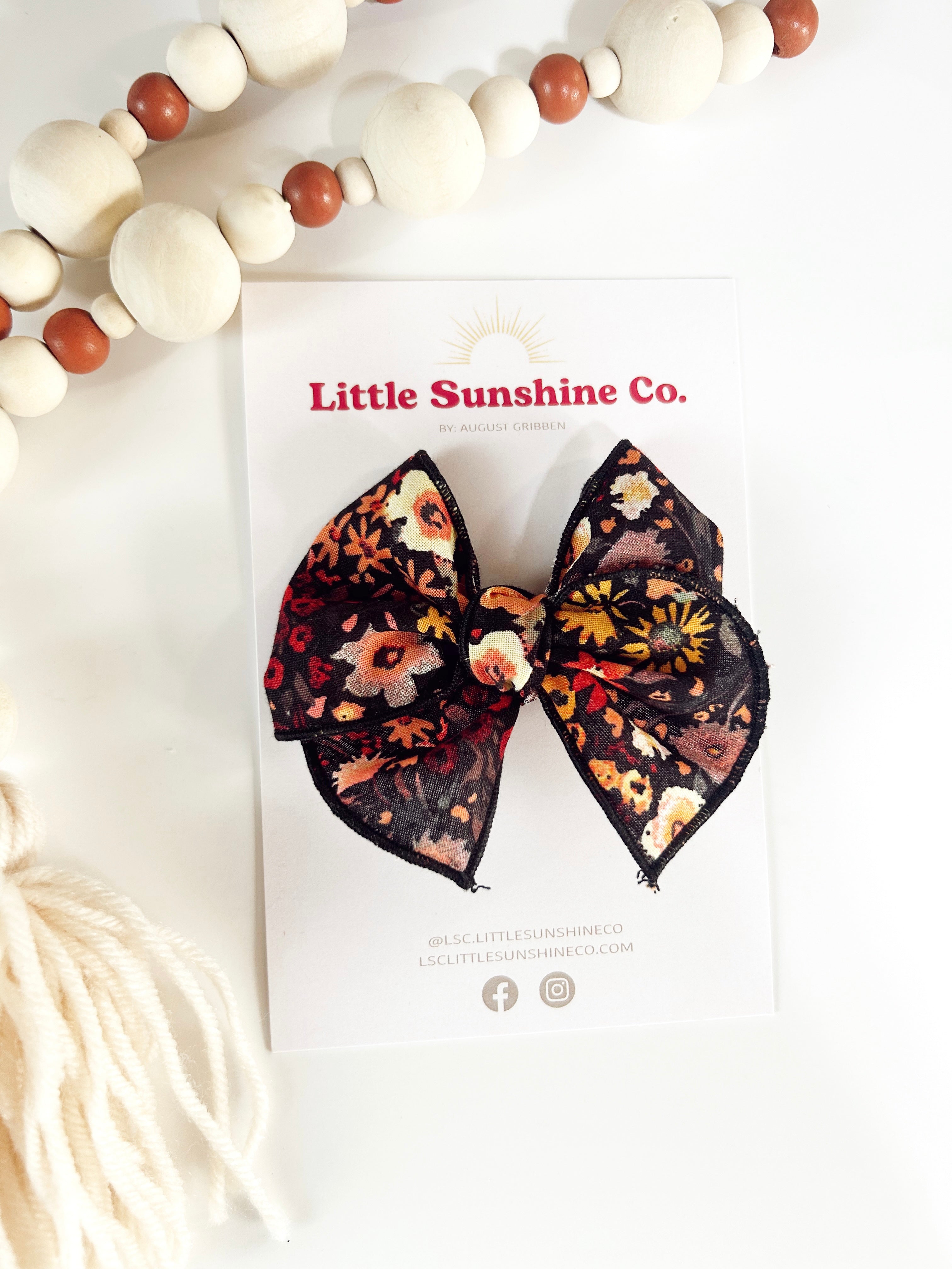 Fall Foliage Hair Bows