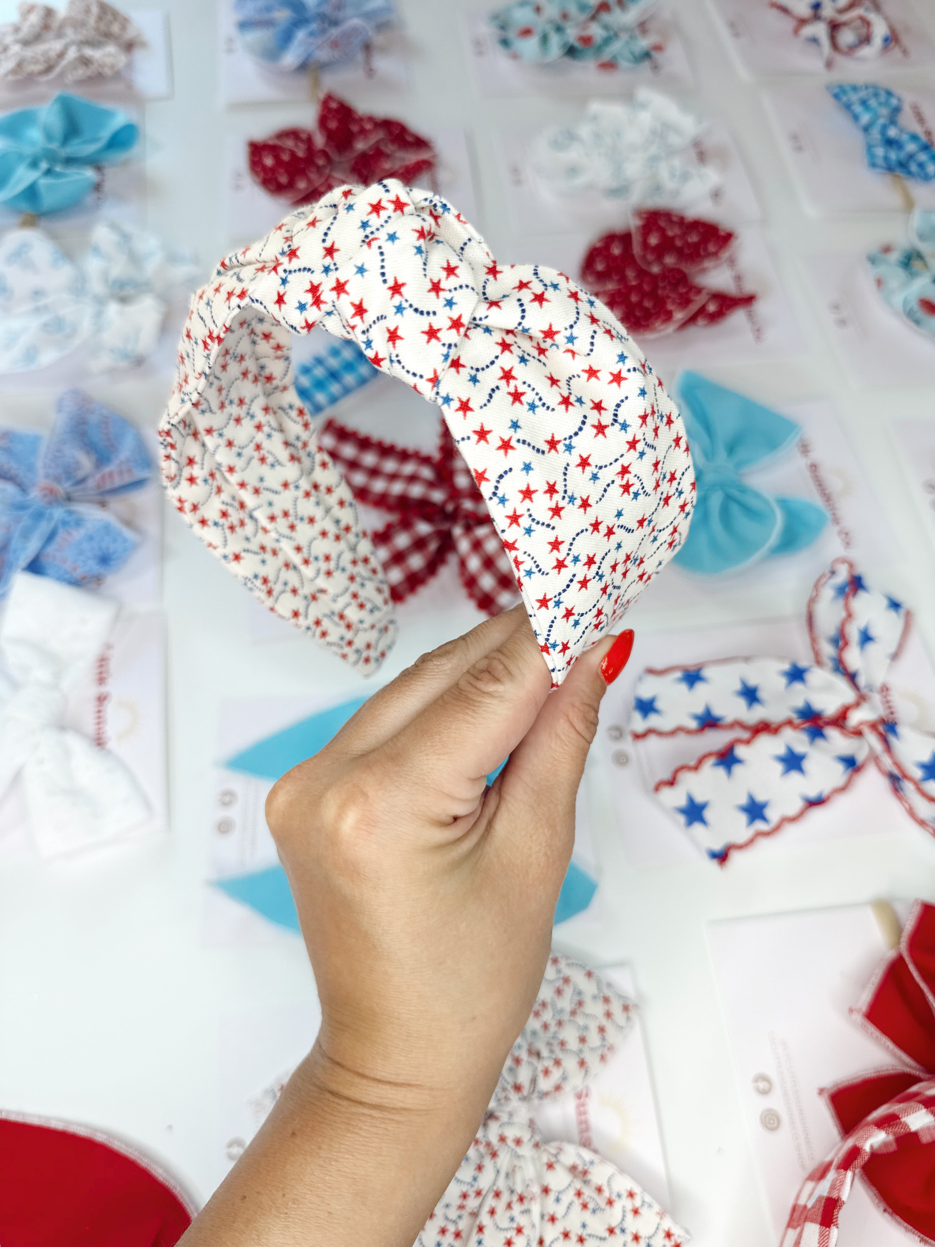 Twinkle Banner Knotted Headbands