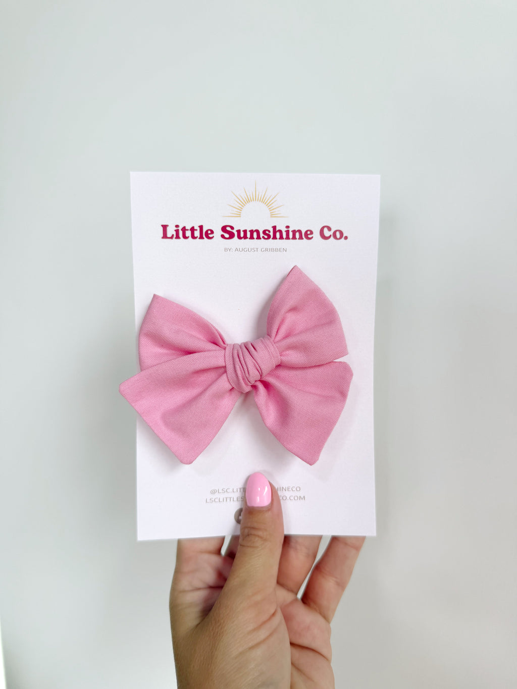 Pink Pinwheel Bows