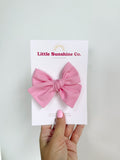 Pink Pinwheel Bows