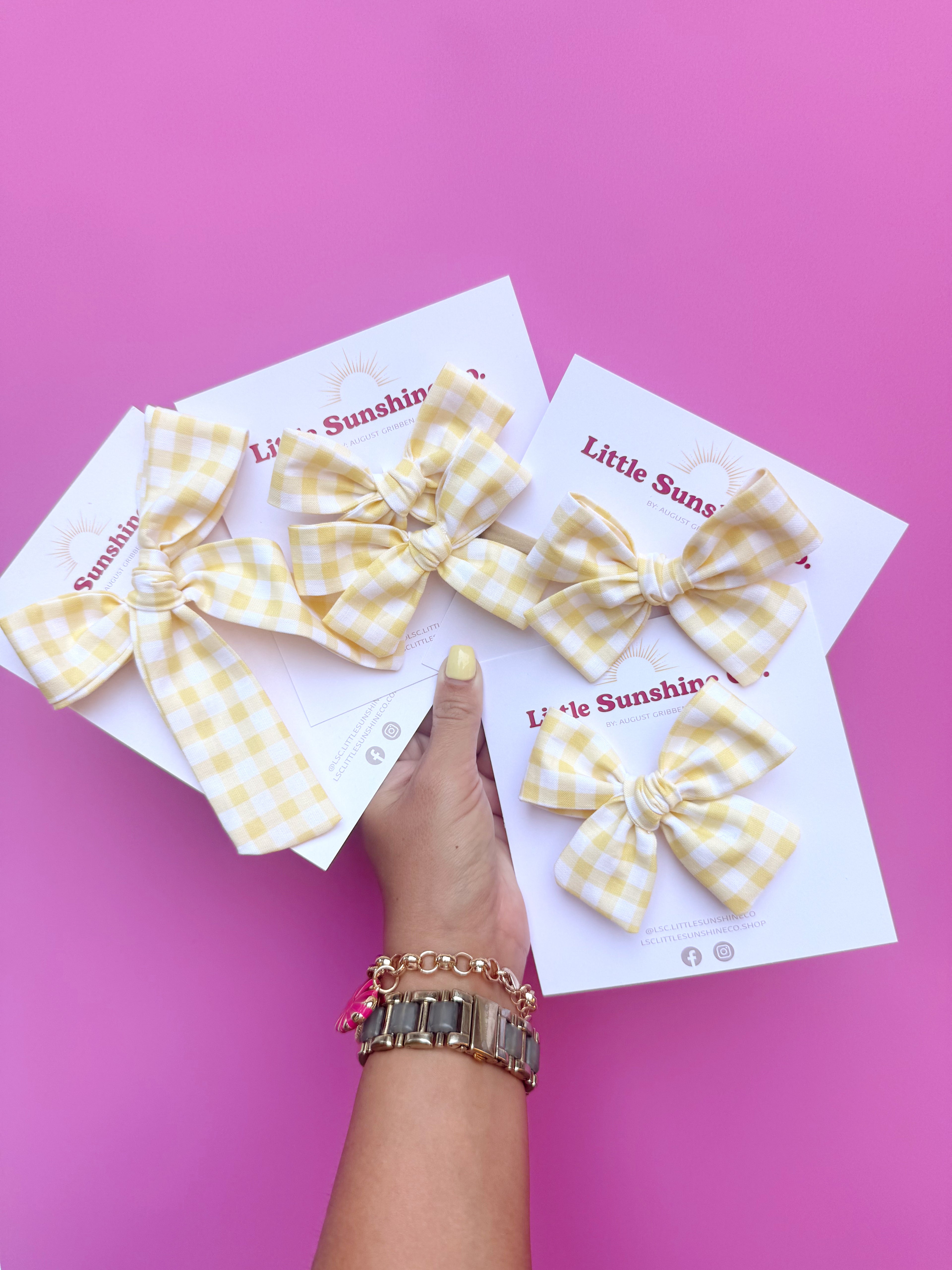 Sunny Daze Hair Bows ☀️