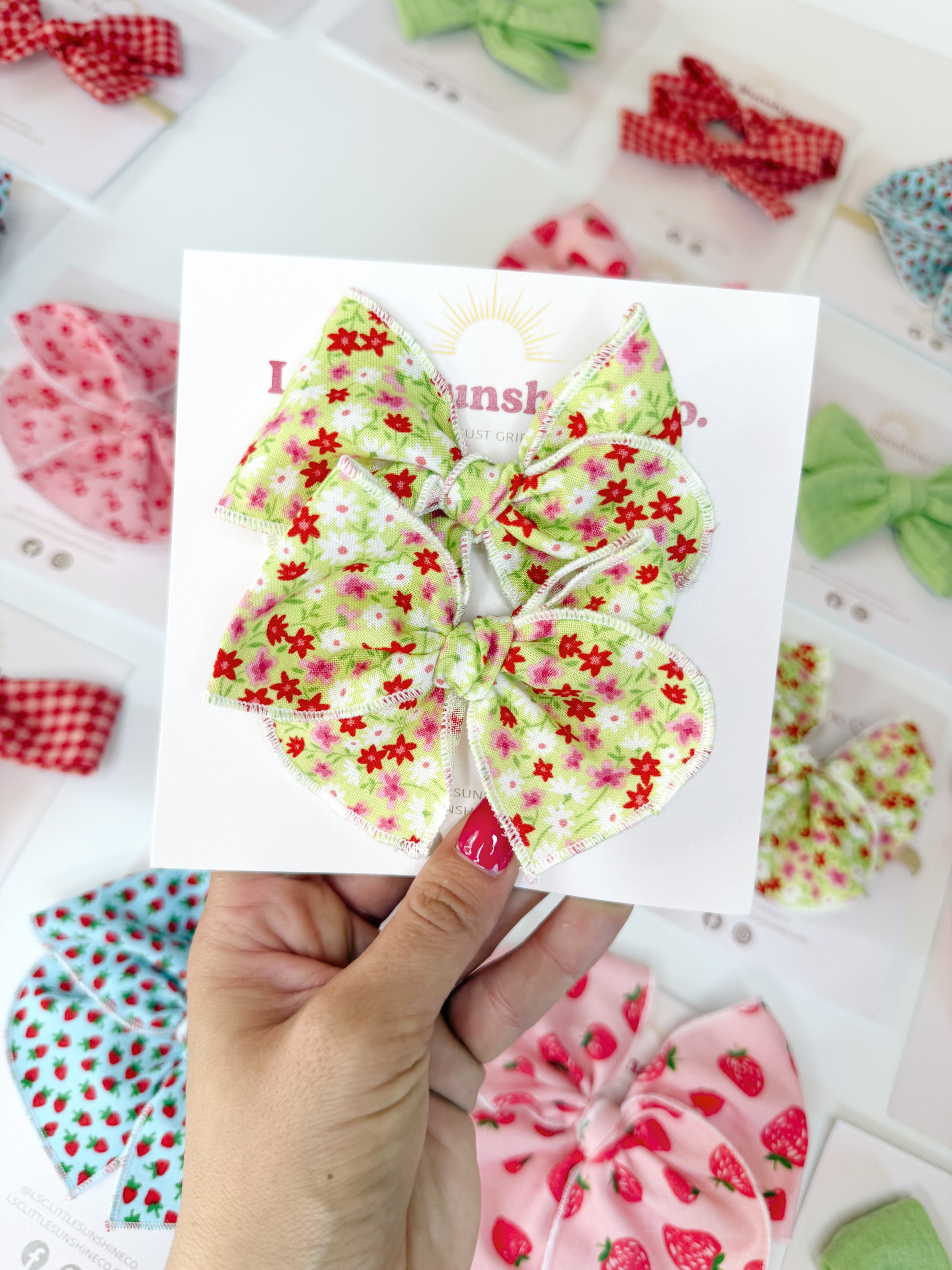 Wildflower Wishes Hair Bows