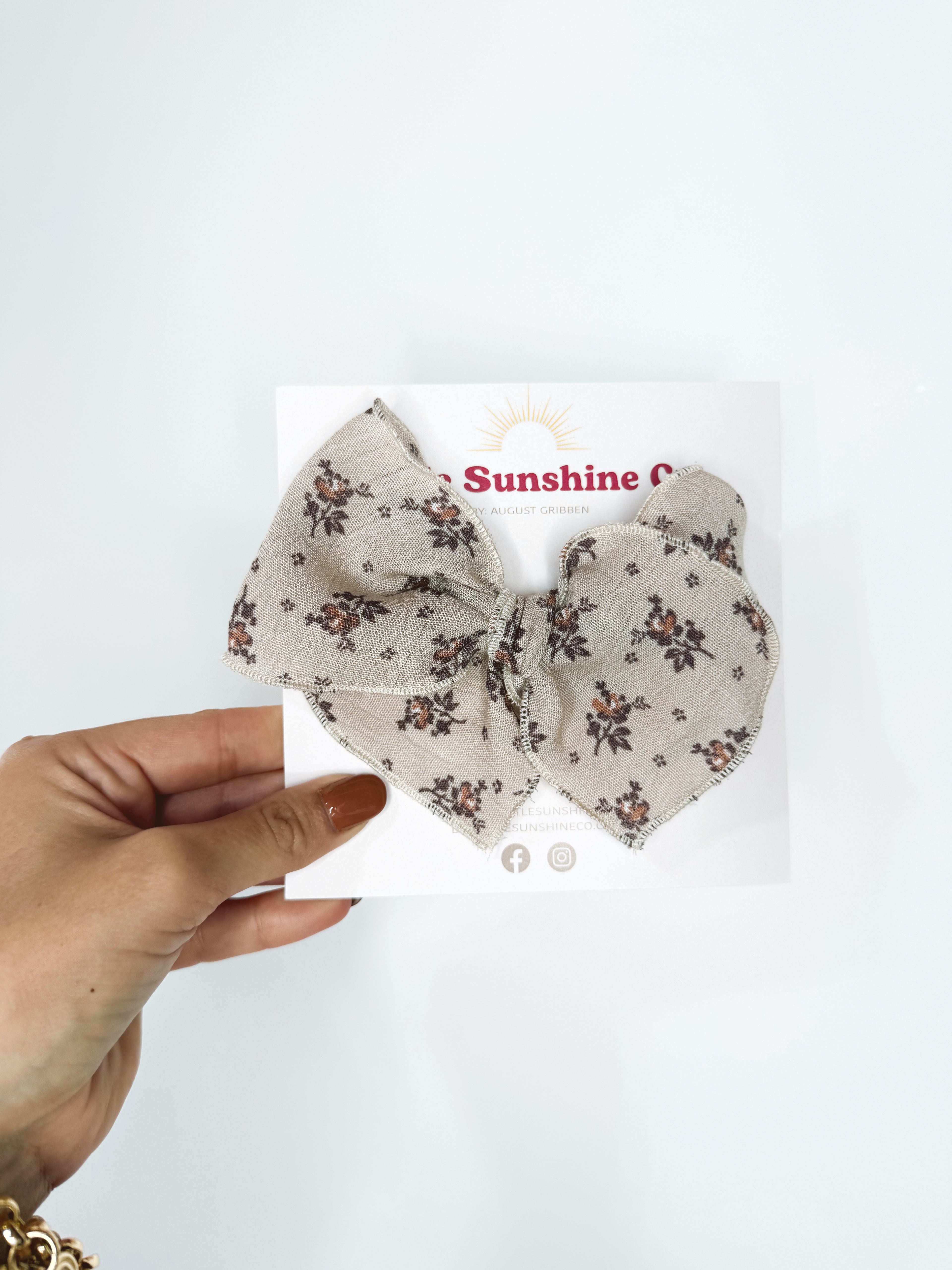 Vintage Meadow Hair Bows