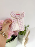 Large Clip- Springtime Gingham