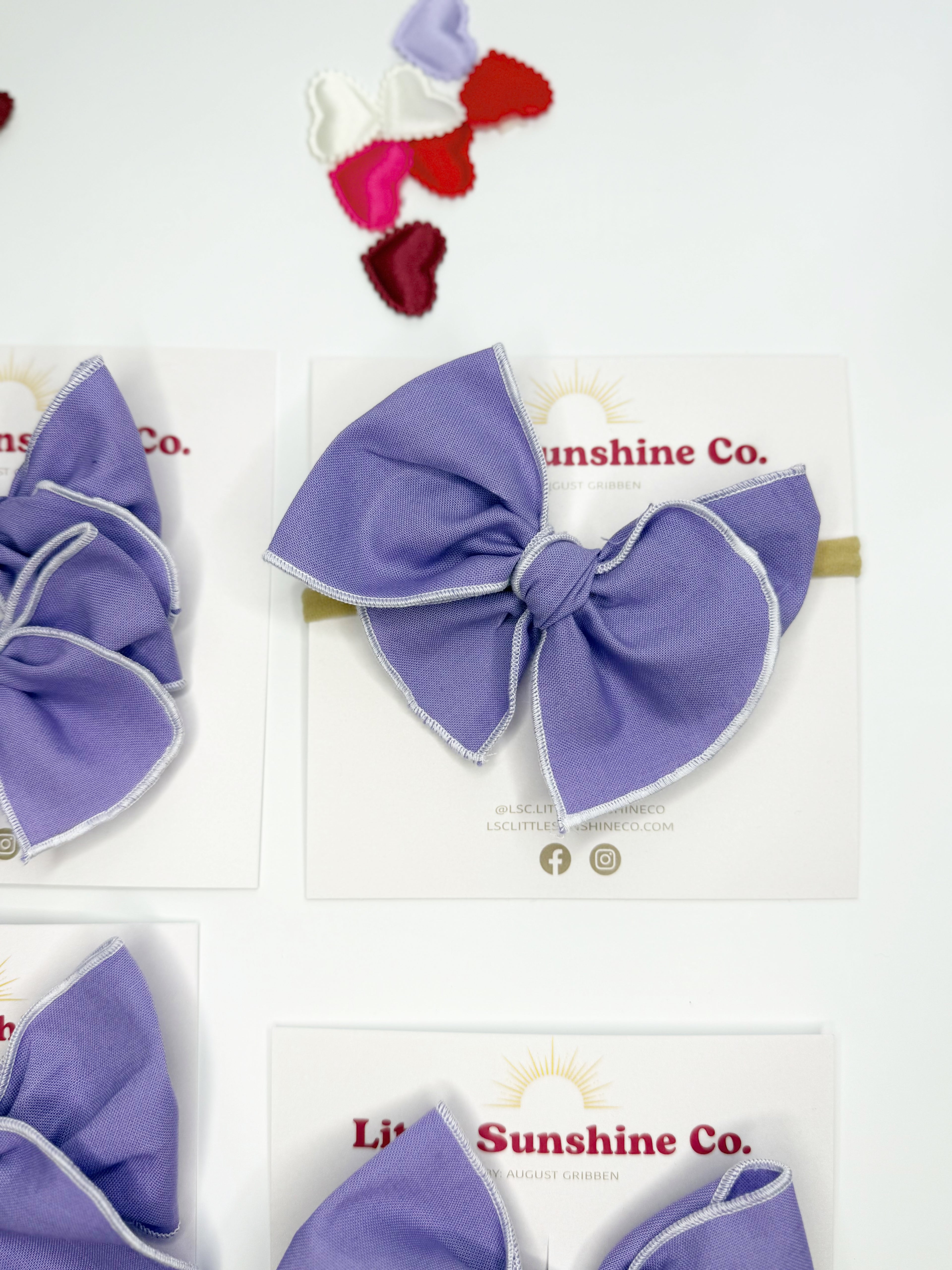 Lavender Fable Hair Bows