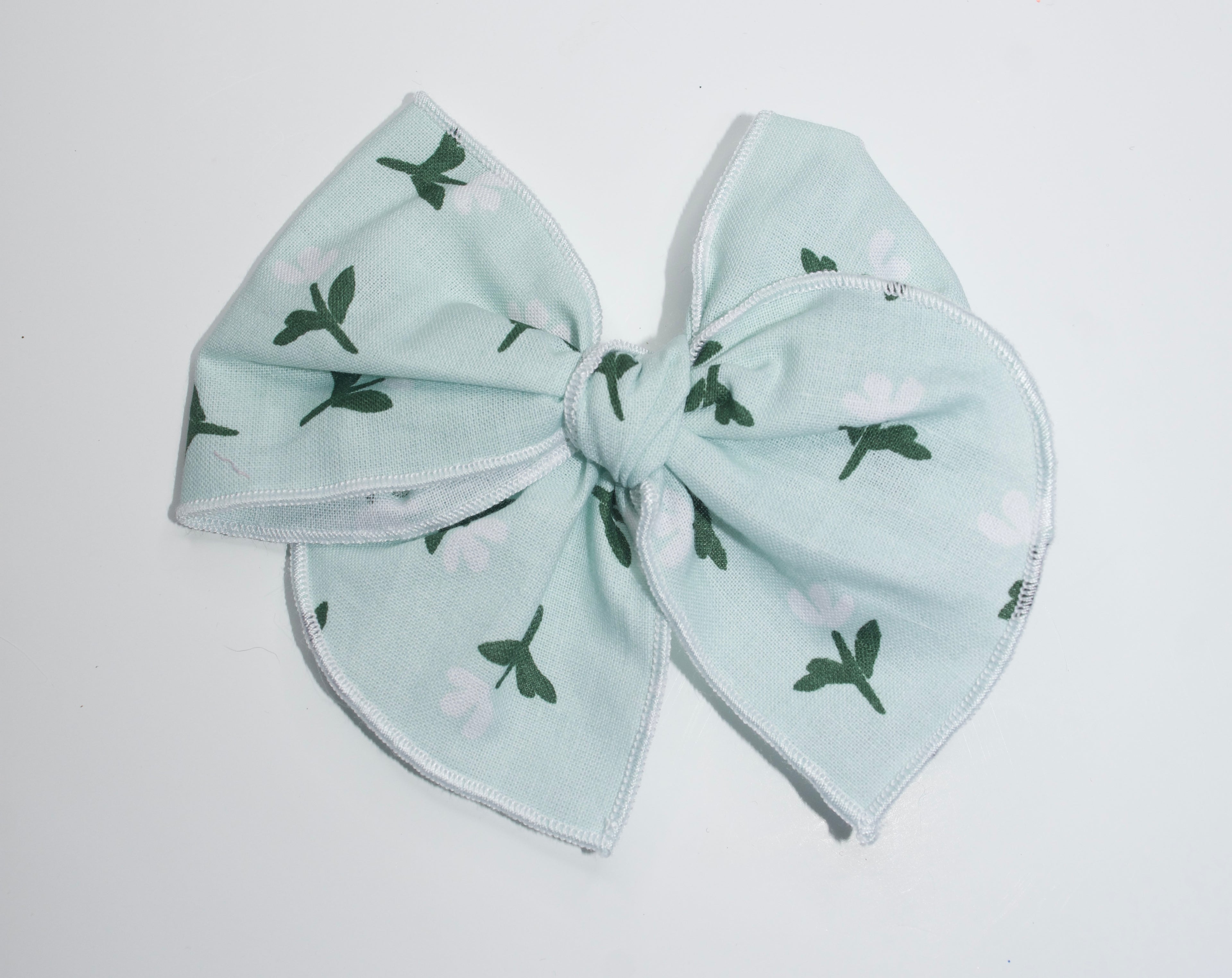 Medium Clip - Teal Floral