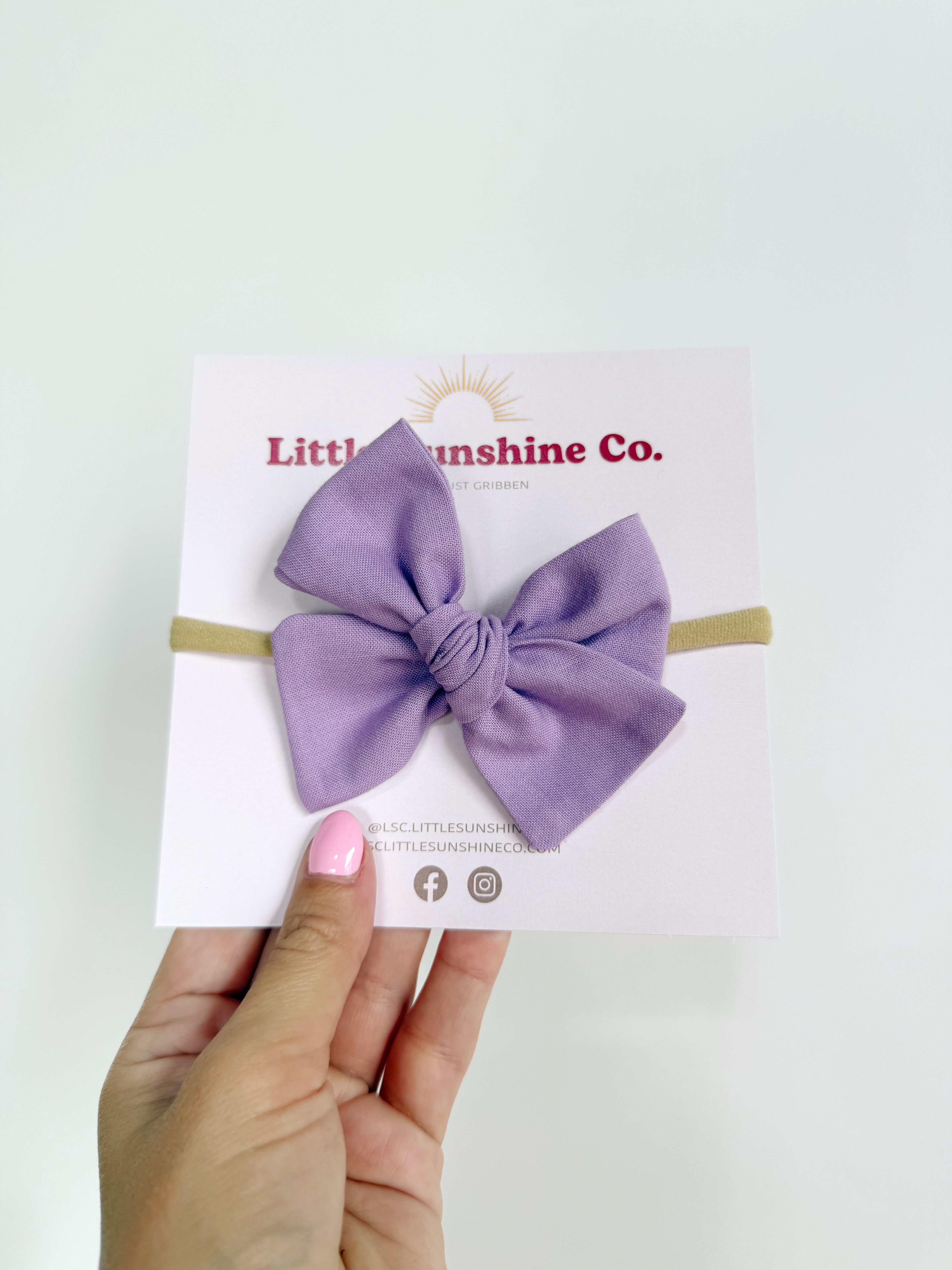 Lavender Pinwheel Bows