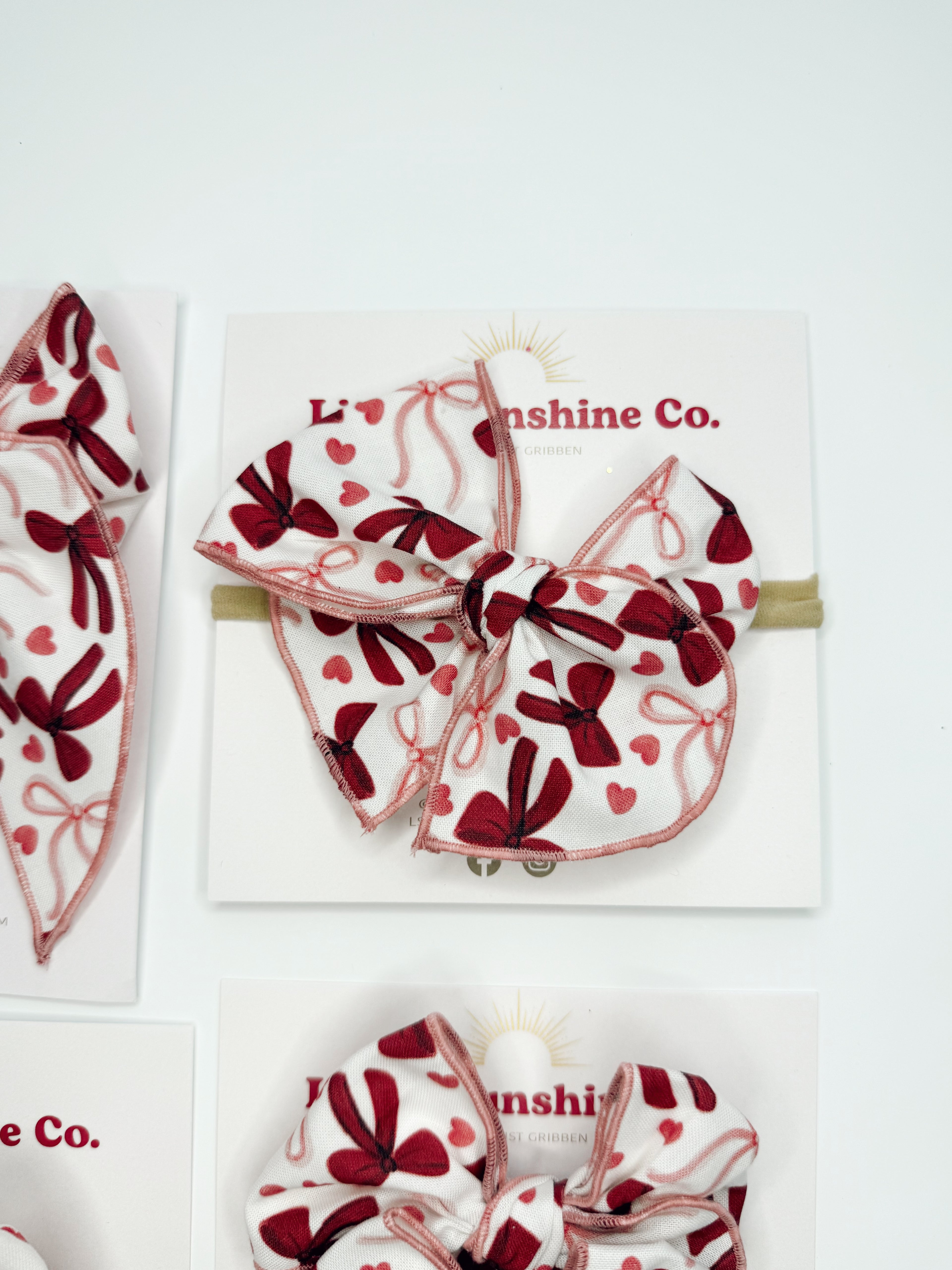 Cupid's Bow Hair Bows