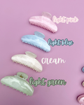 Personalized Bubble Letter Claw Clip