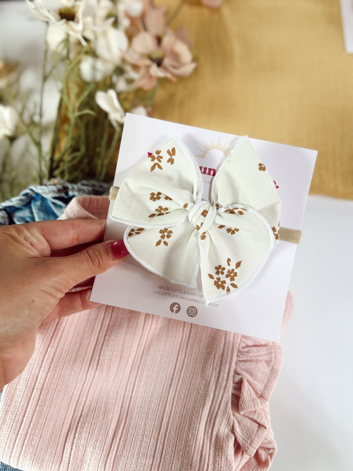 Autumn Wildflowers Hair Bows