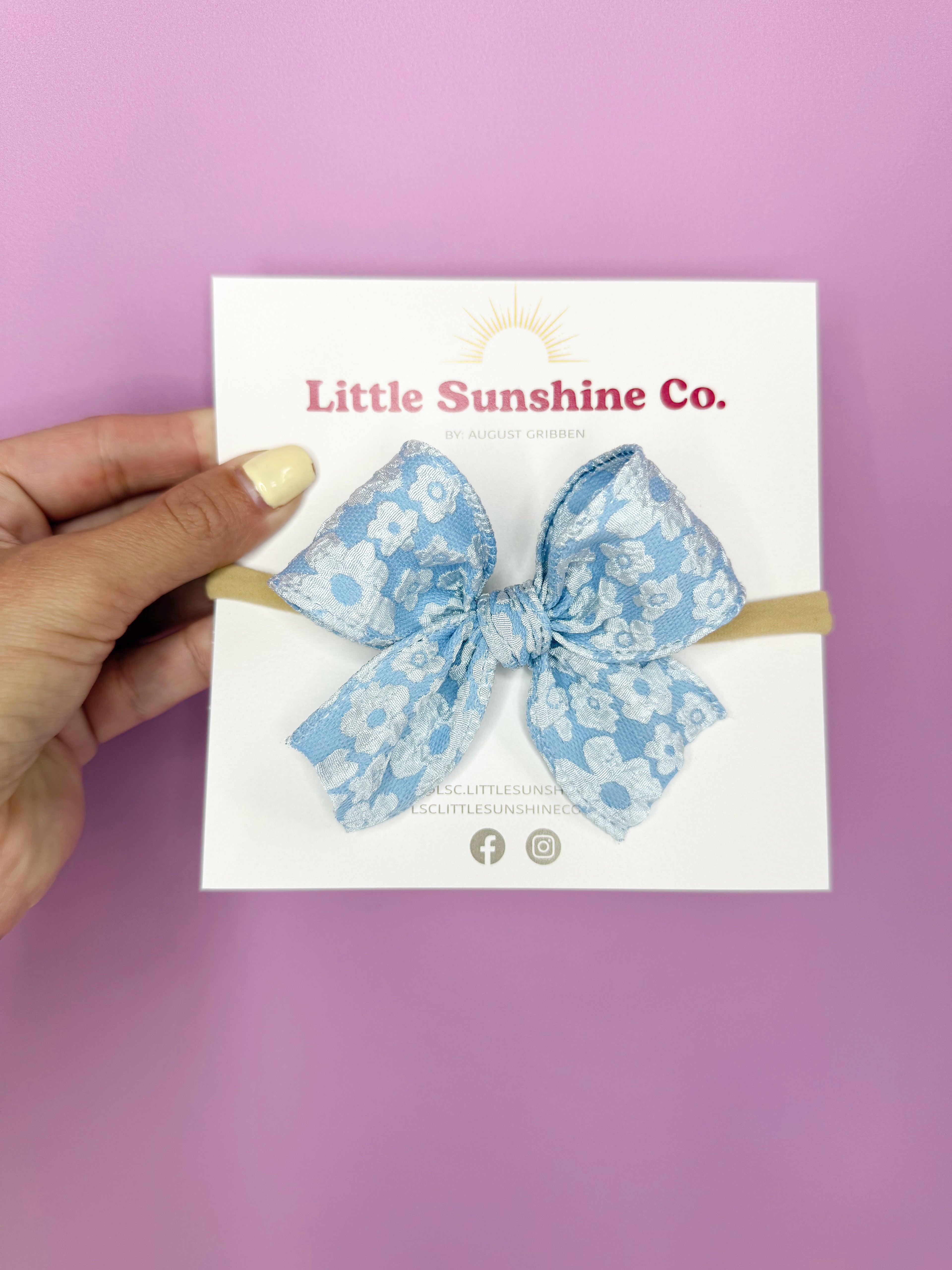 Bluebell Bloom Ribbon Bows