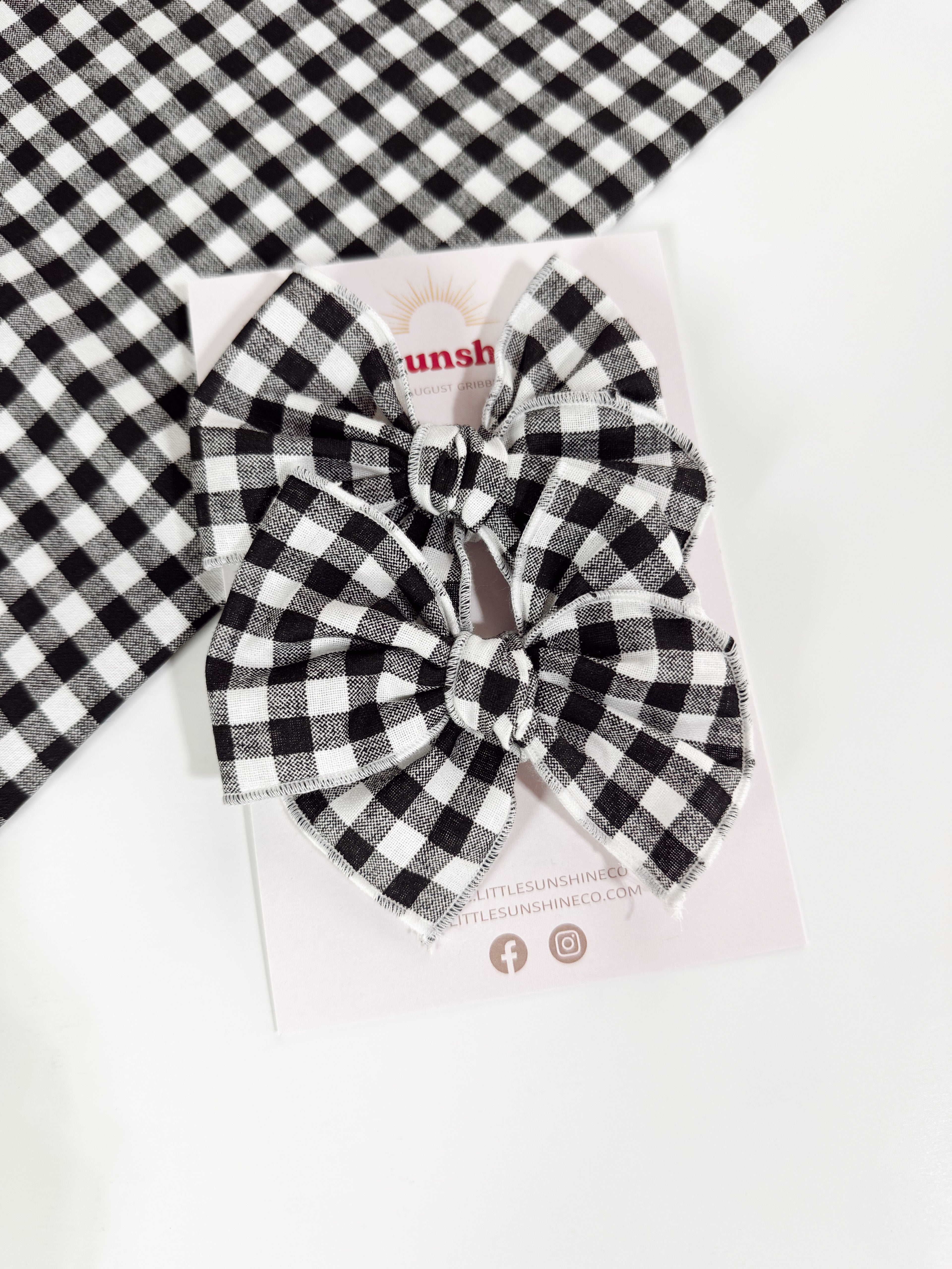 Black & White Gingham