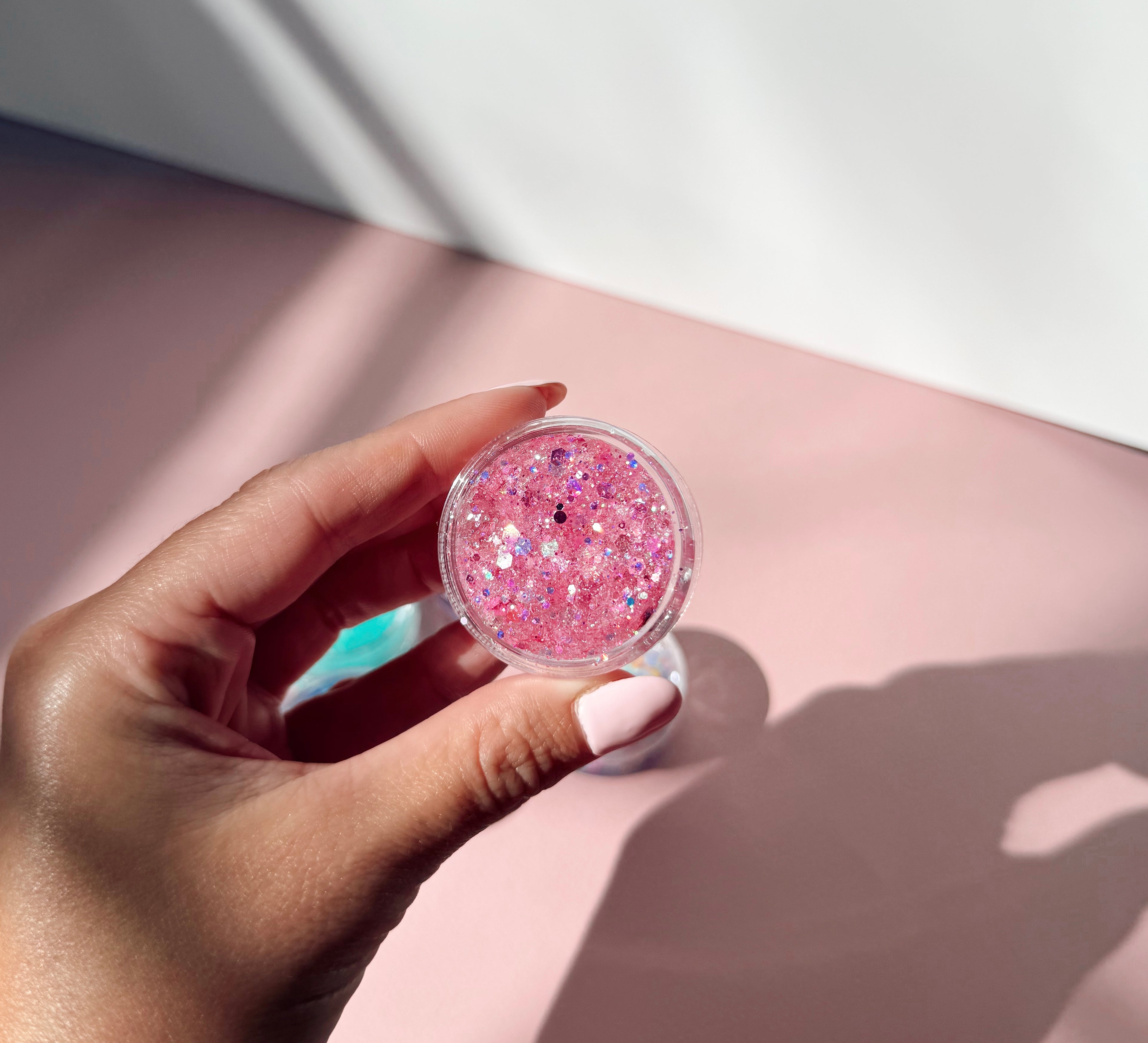Light Pink Hair Glitter