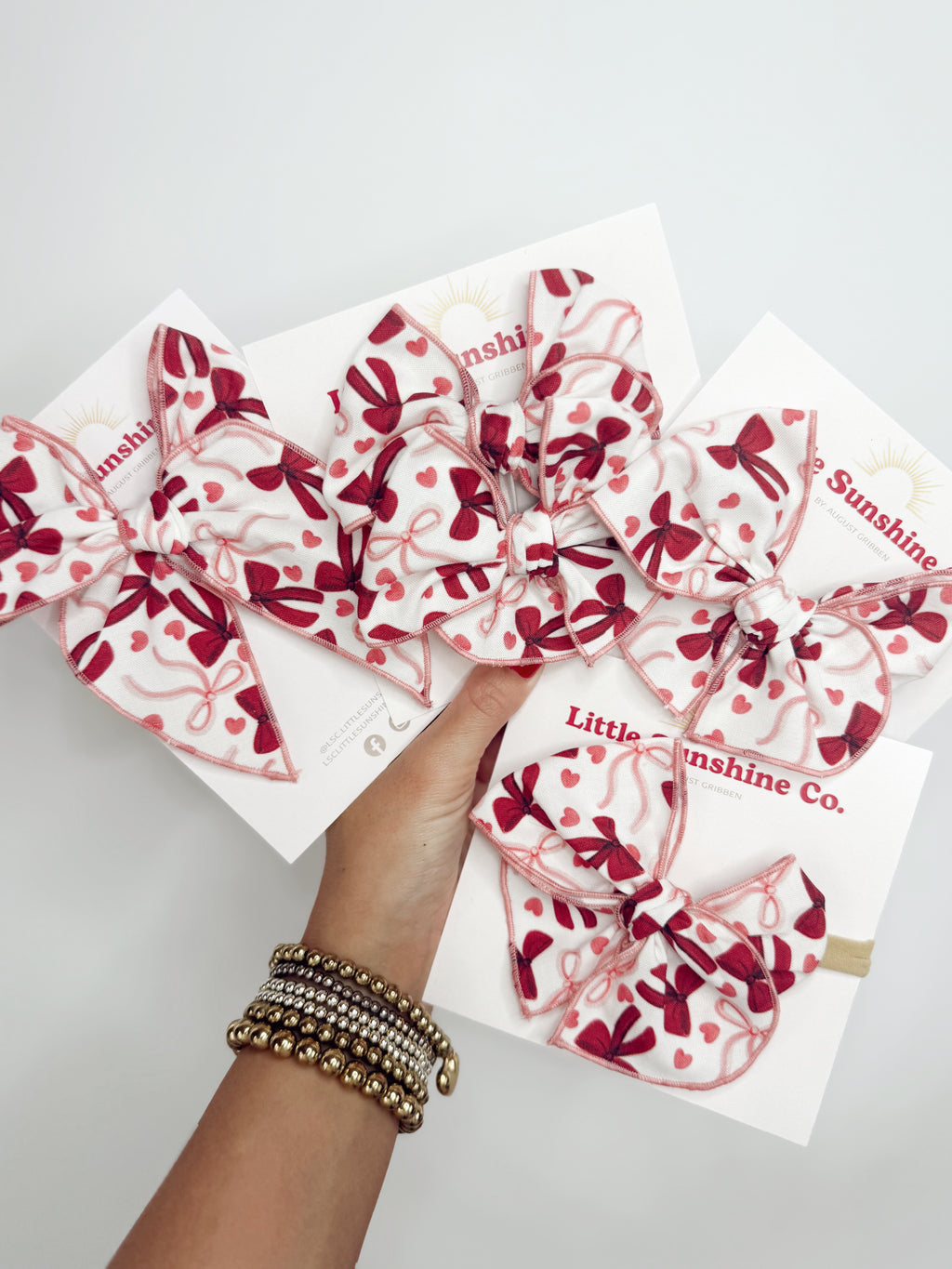 Cupid's Bow Hair Bows