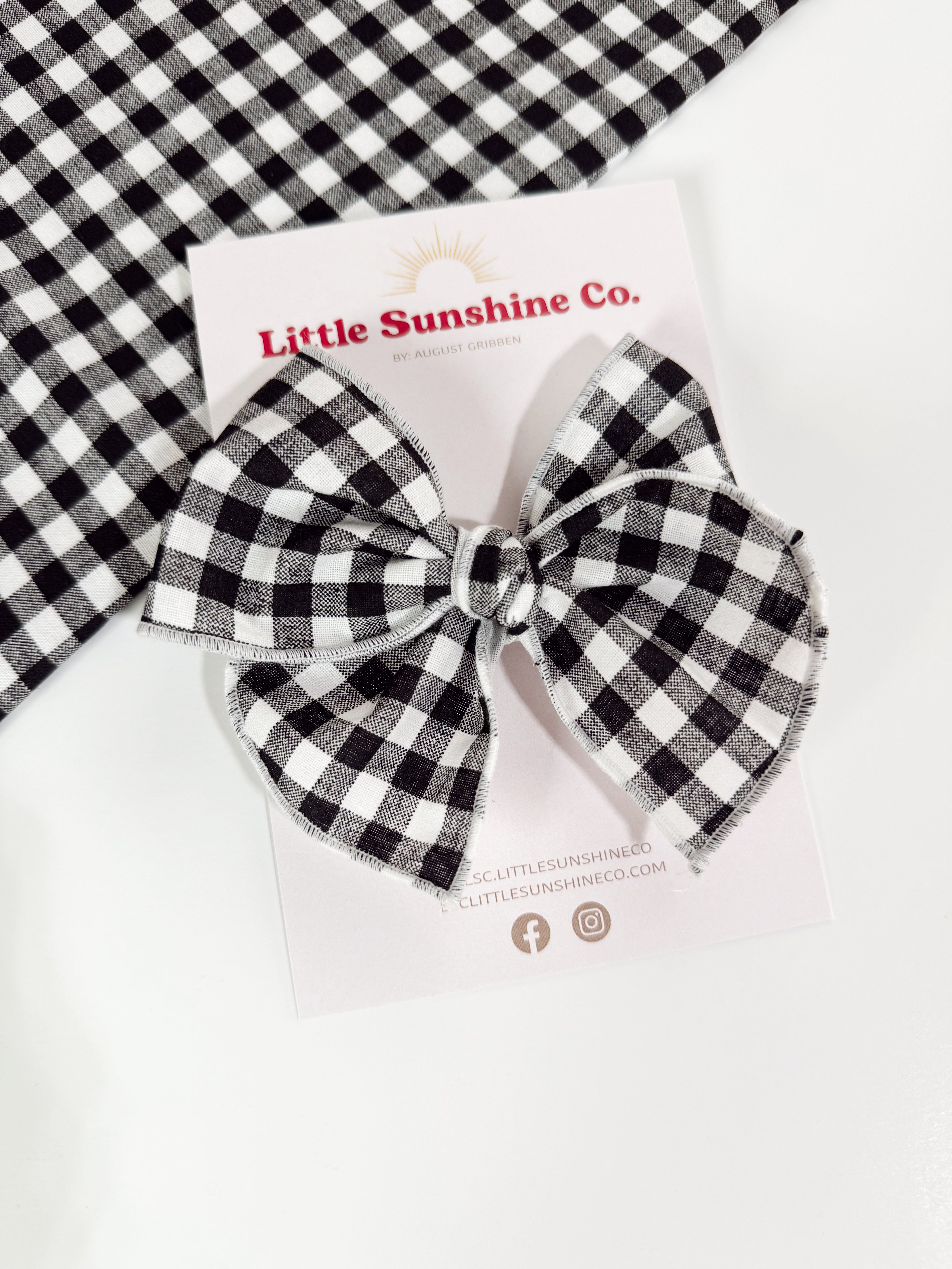 Black & White Gingham