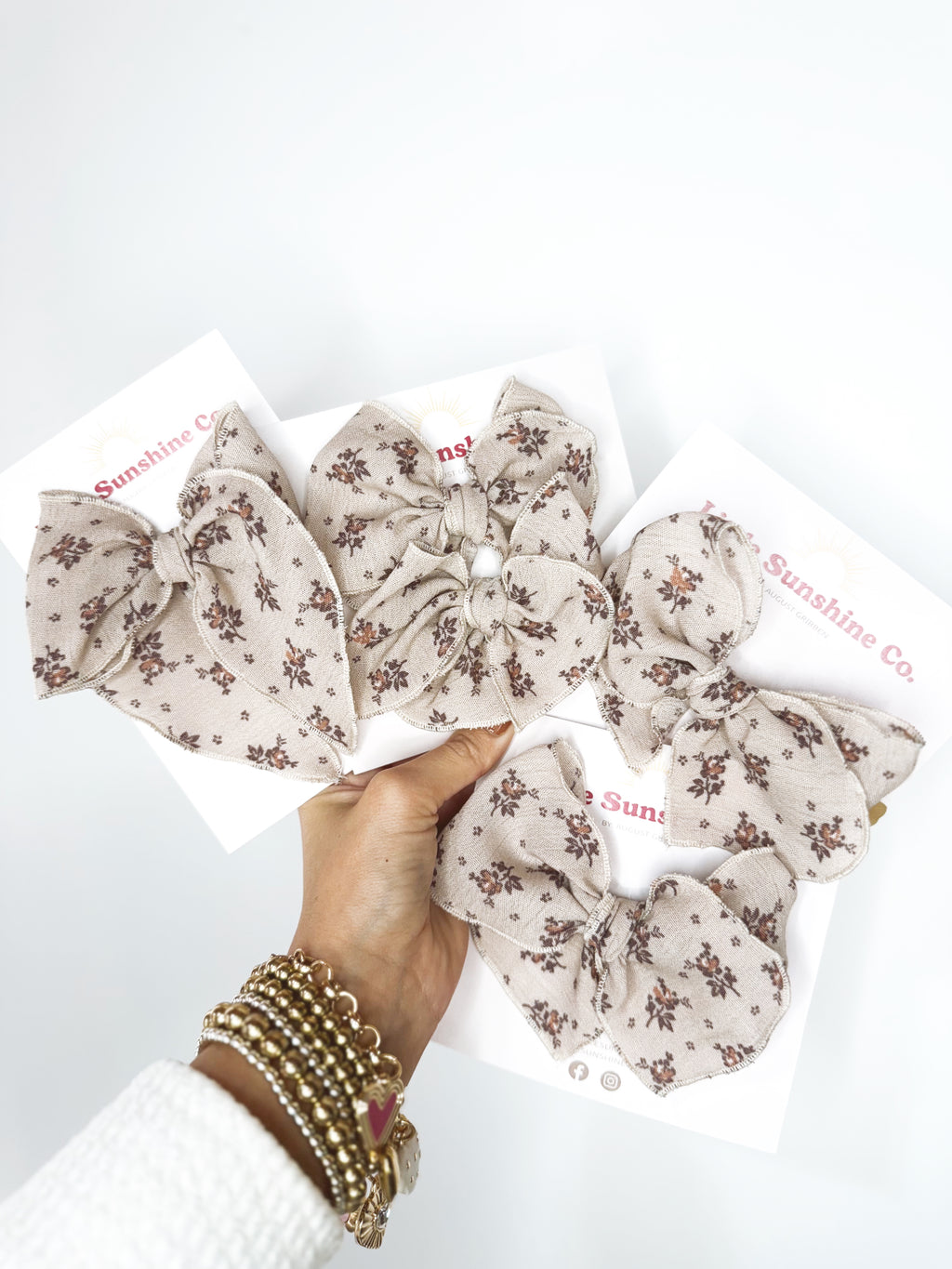 Vintage Meadow Hair Bows