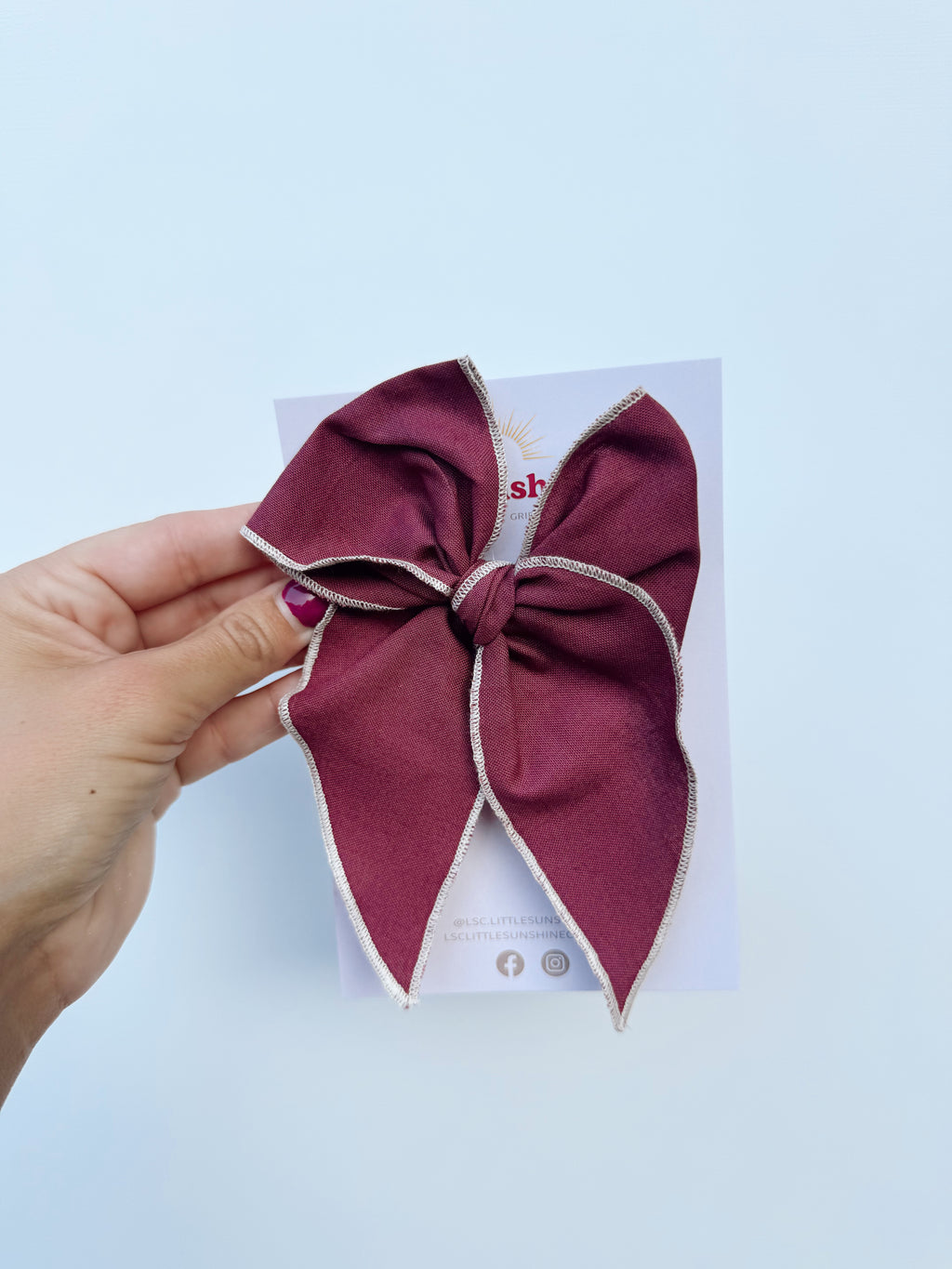 Mulberry Hair Bows 🍇