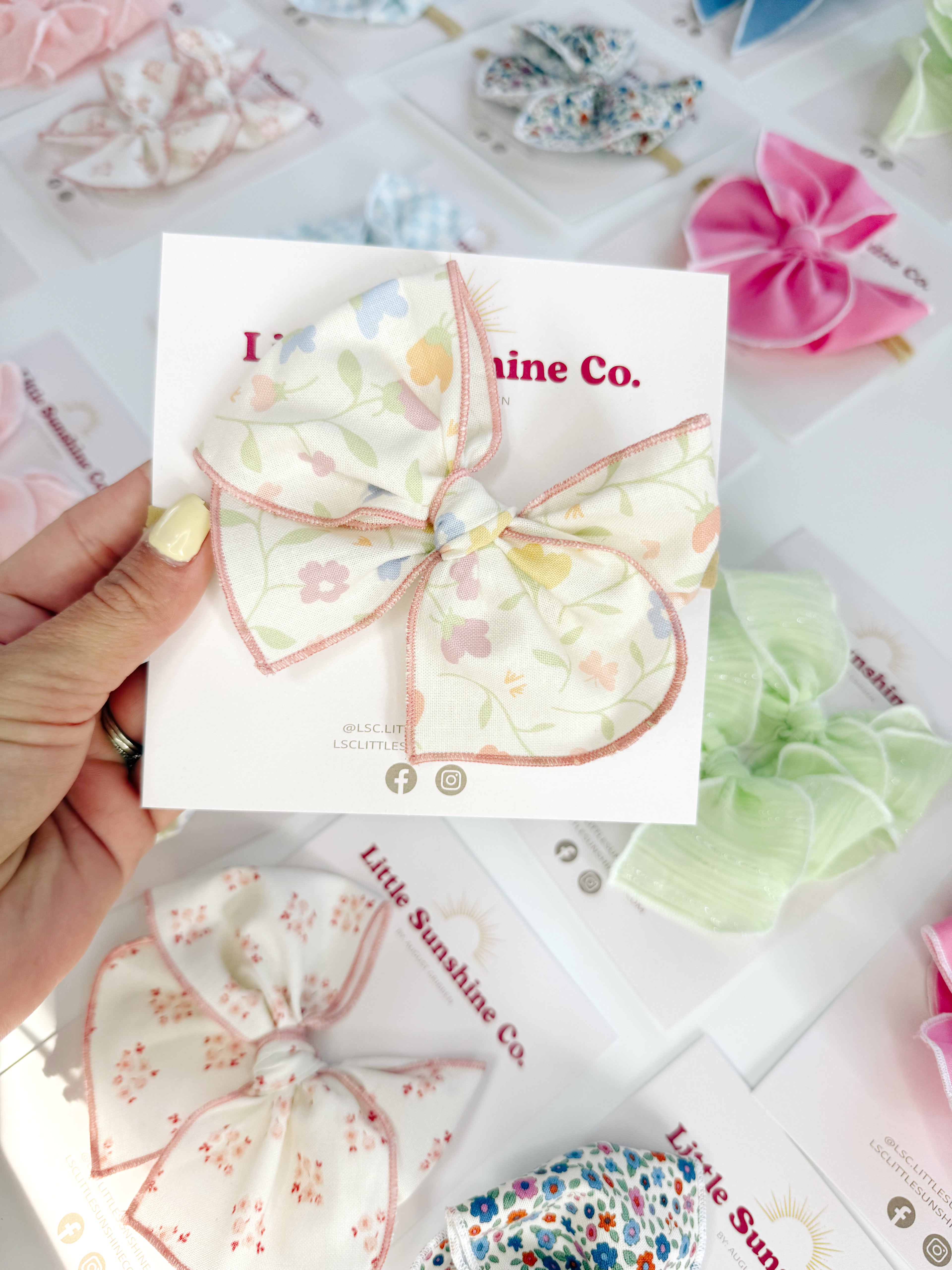 Sunday Garden Hair Bows