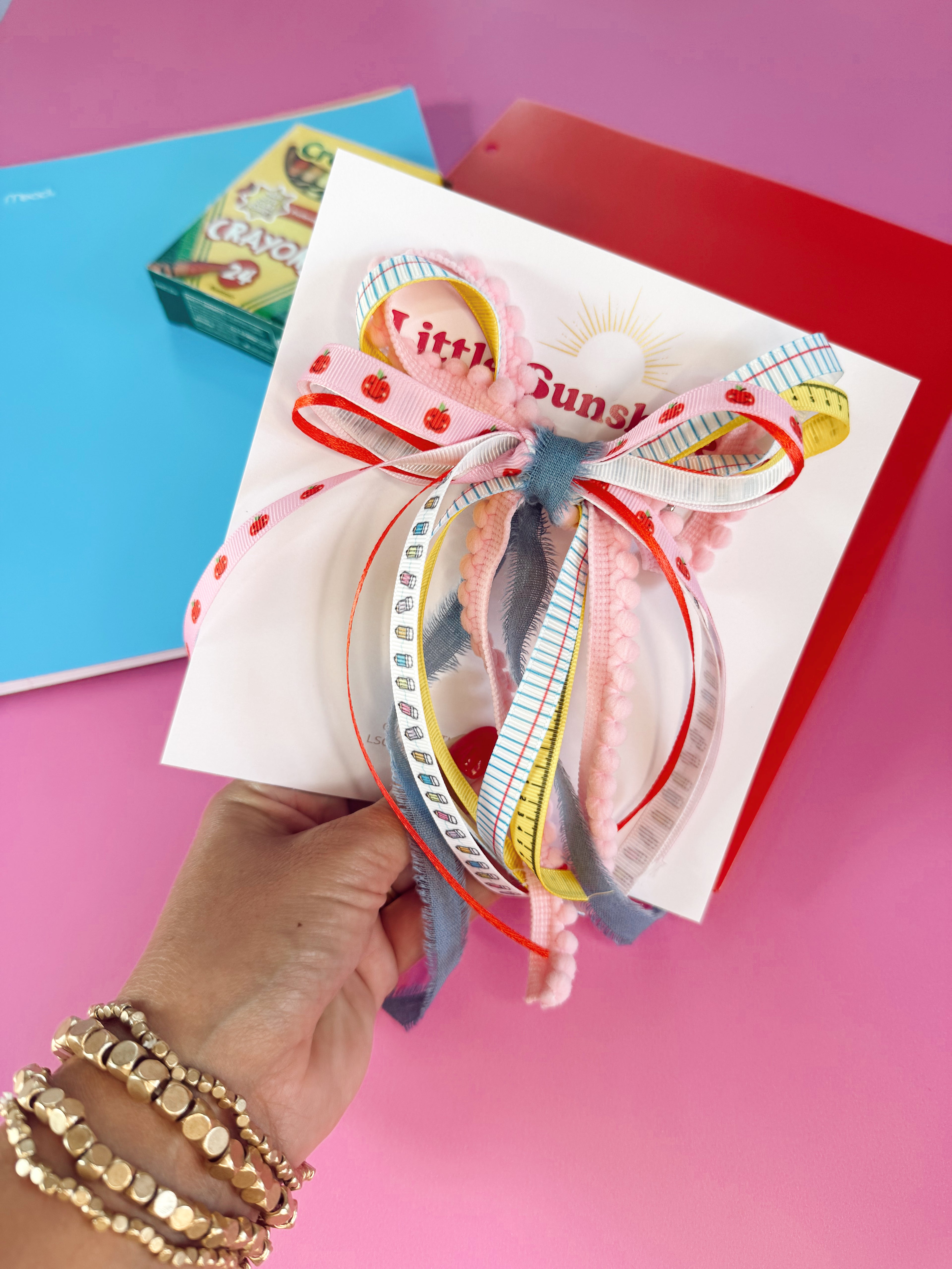 First Day Fun Ribbon Bow 🎀