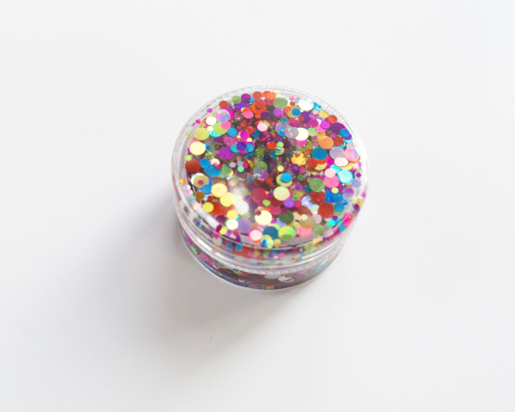 Rainbow Confetti Hair Glitter 🎉🌈