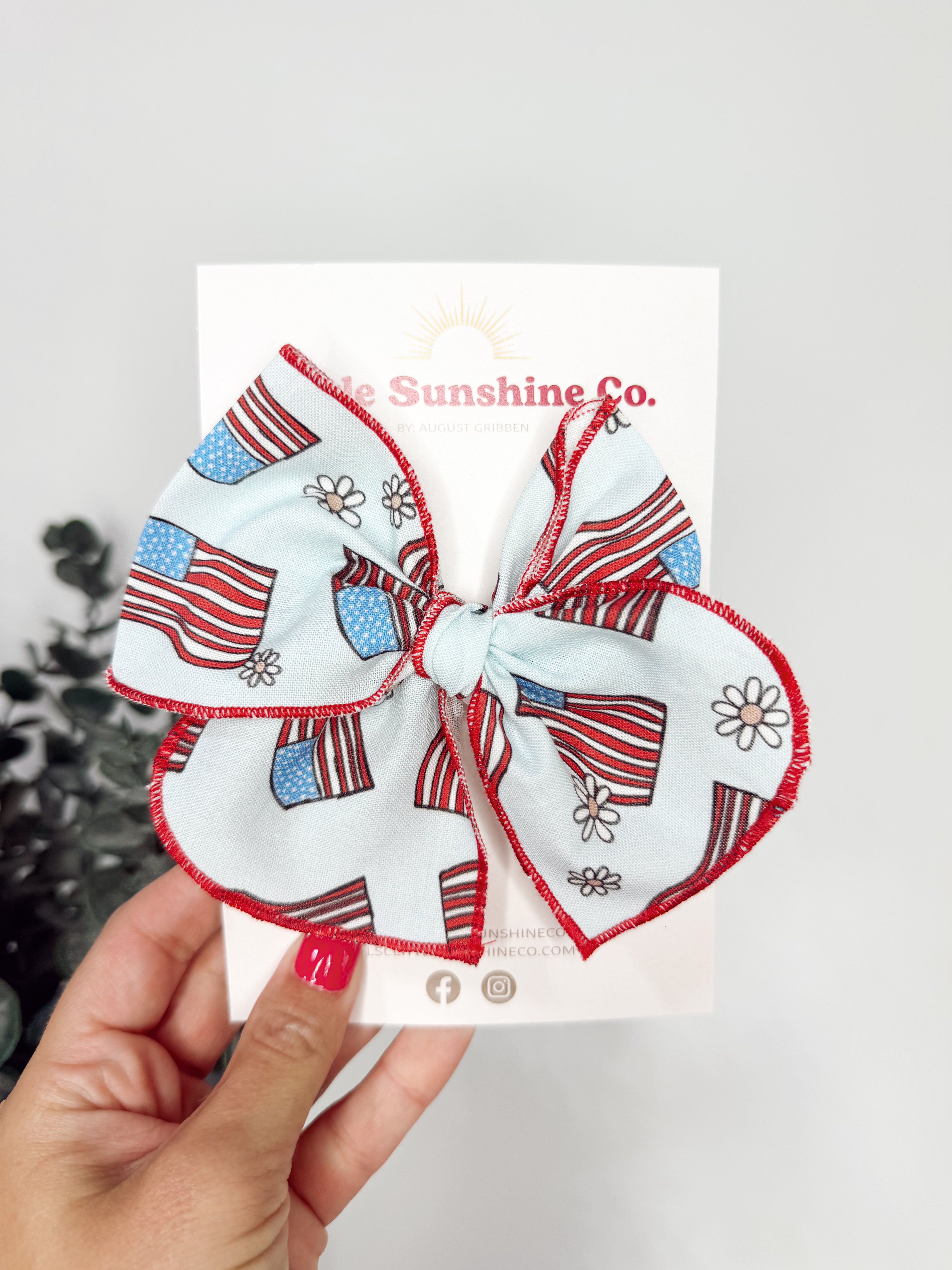 Freedom Bloom Hair Bows 🌼