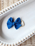 Blue Pinwheel- Nylon Headband