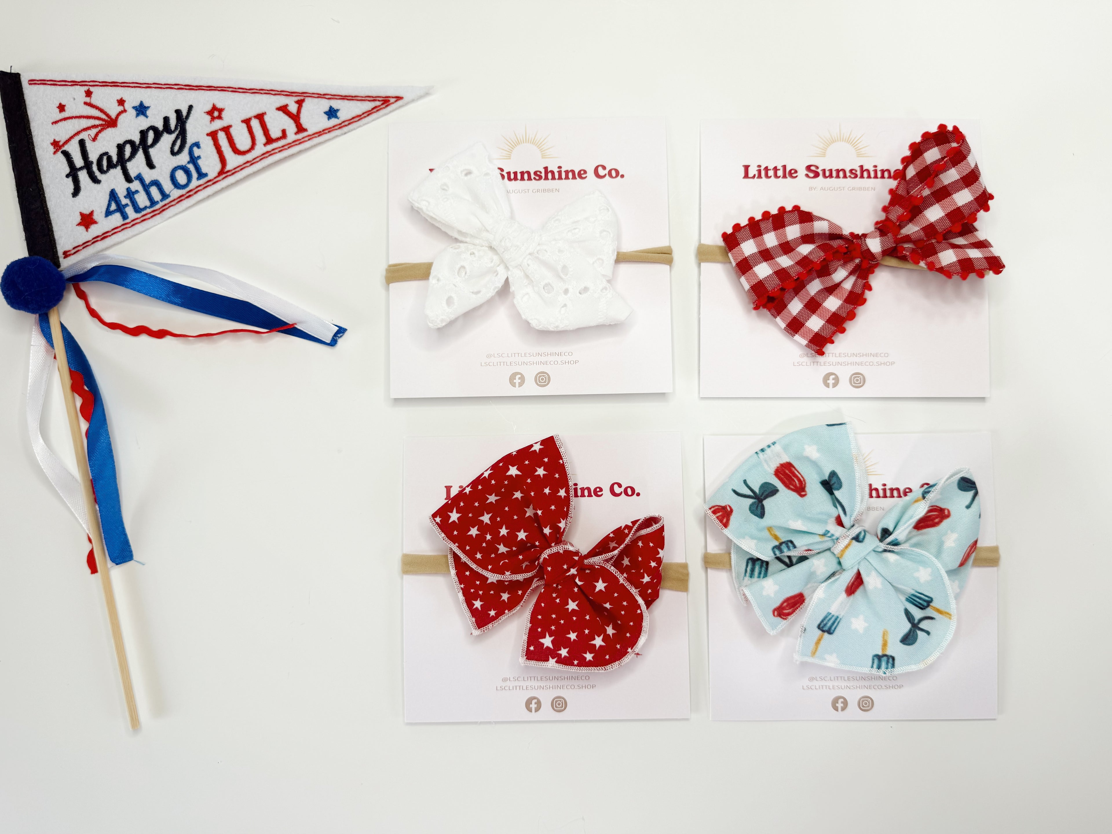 4 Nylon Headbands - Bundle