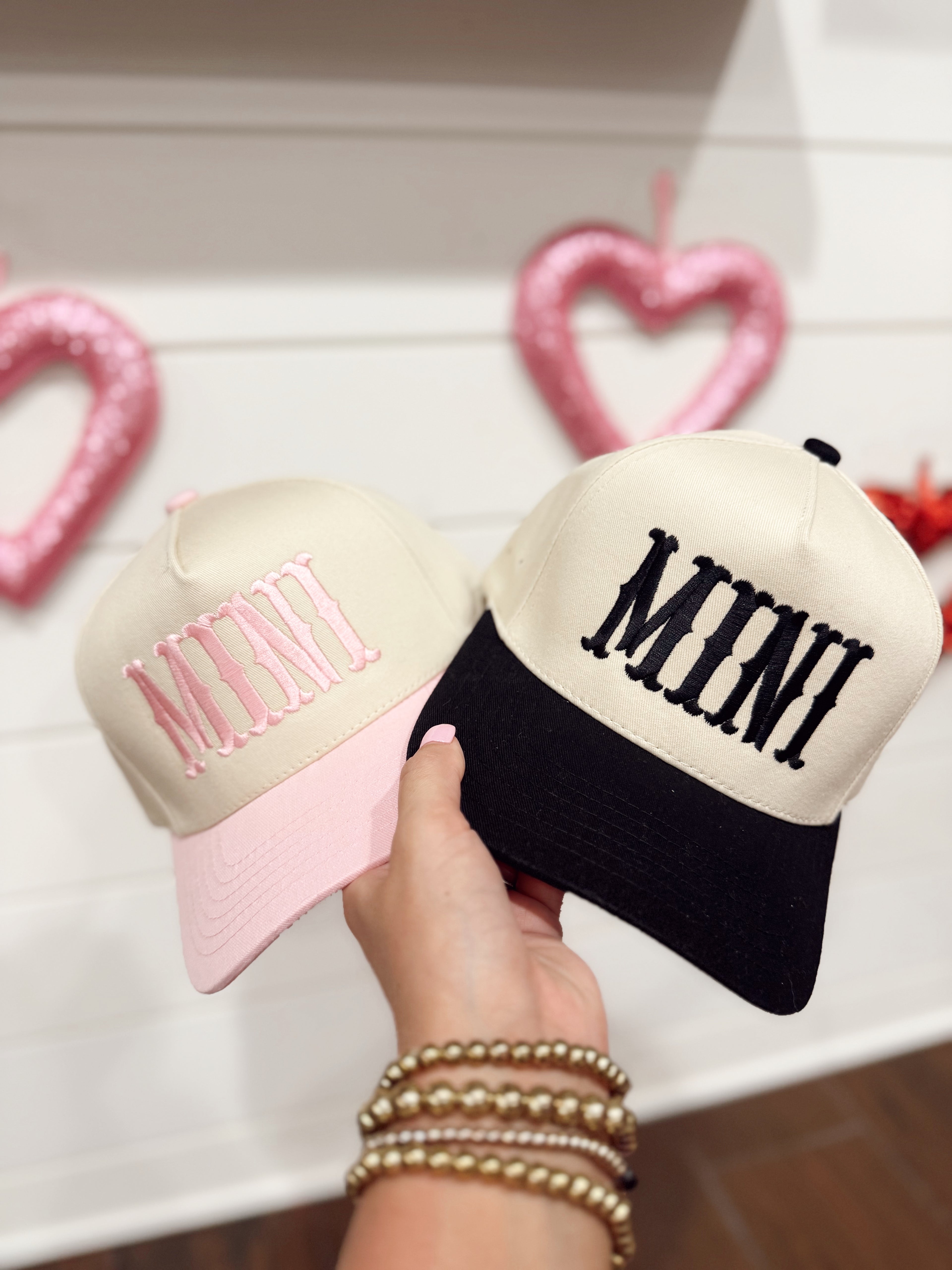 Mini Embroidered Hats