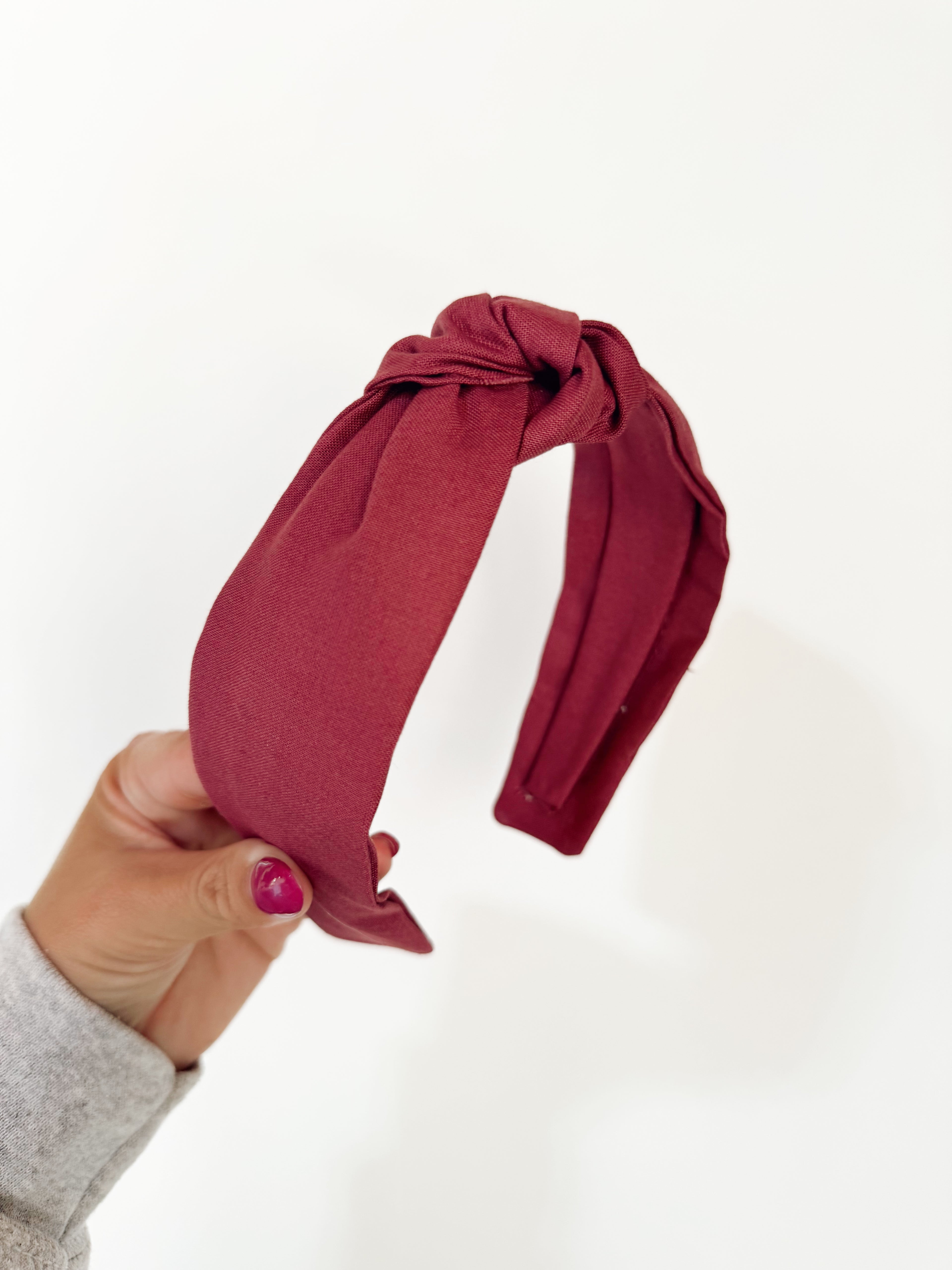 Mulberry Knotted Headband 🍇