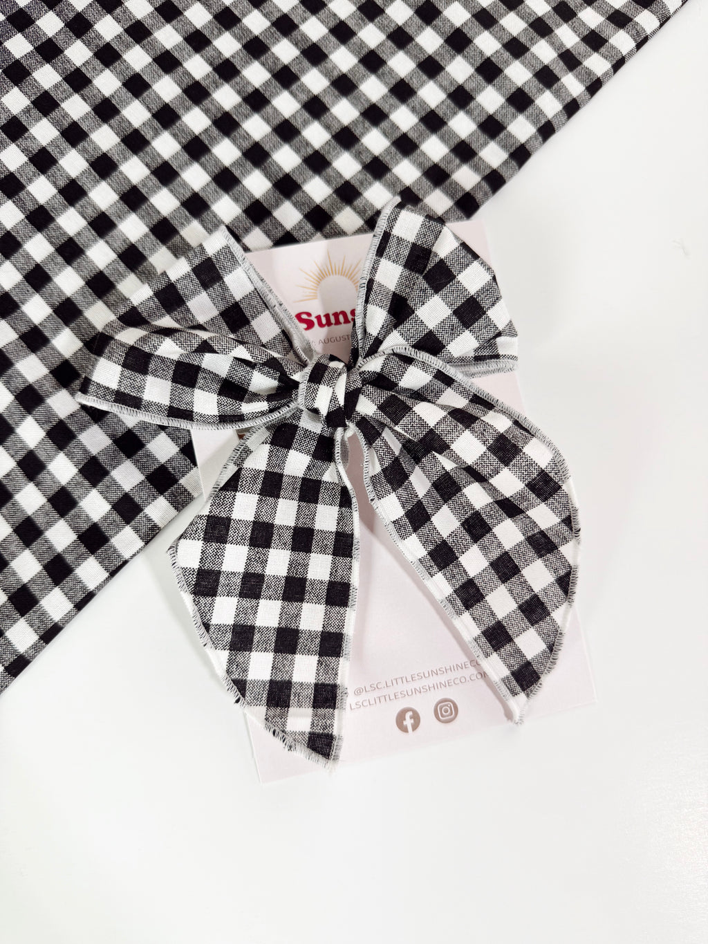 Black & White Gingham