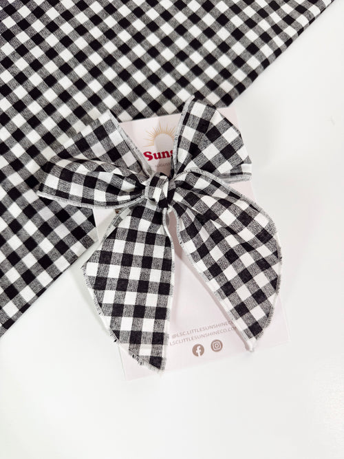 Black & White Gingham
