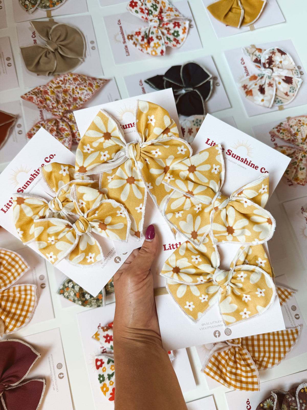September Sunshine Hair Bows ☀️
