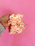 Boho Orange Floral Headwraps