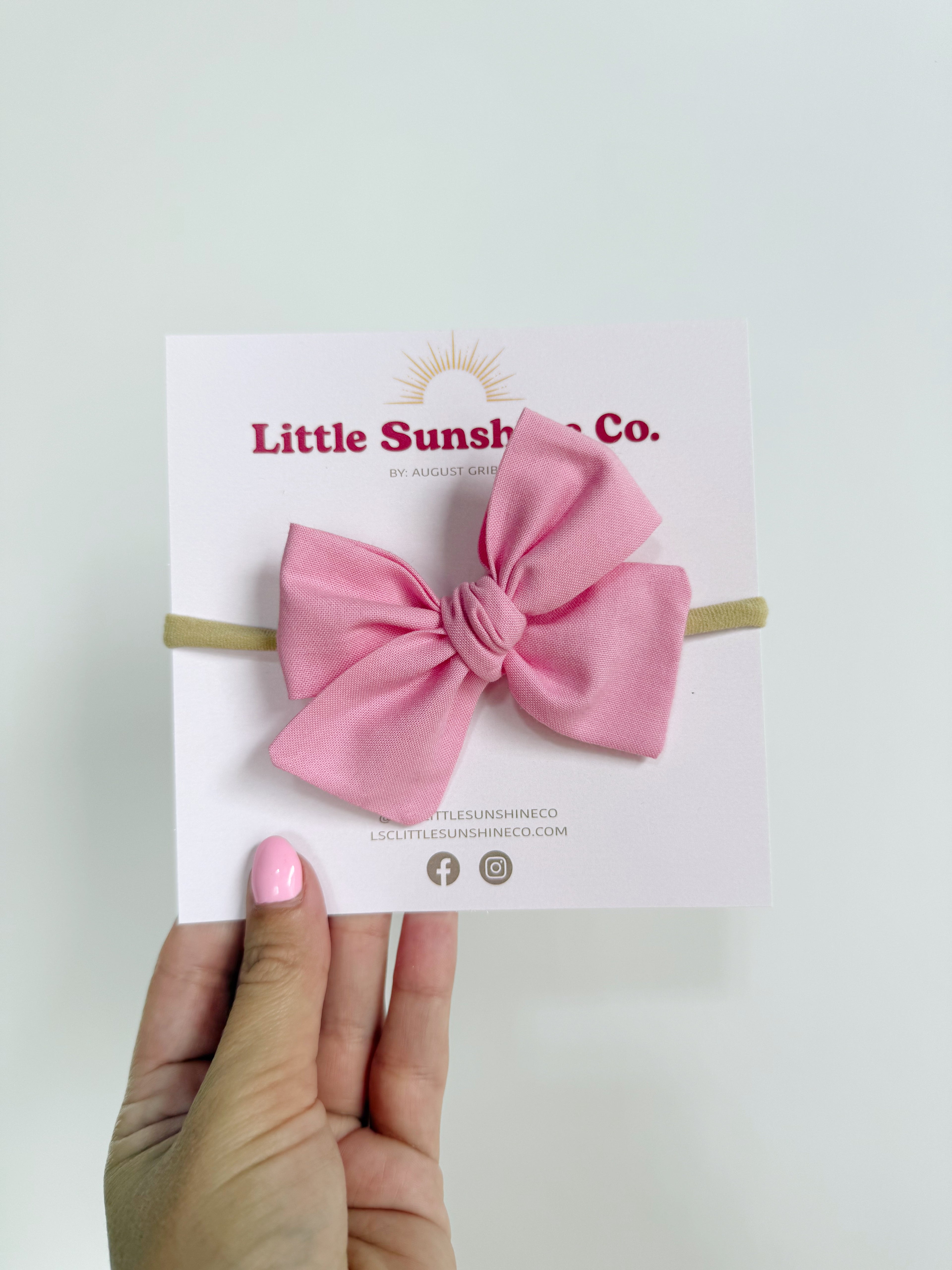 Pink Pinwheel Bows