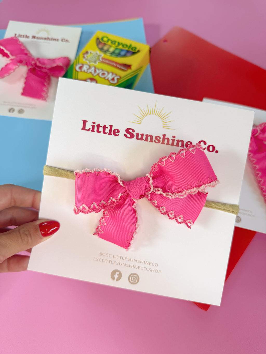 School House Sweetheart Hair Bows 🩷
