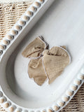 Large Clip - Tan Bow