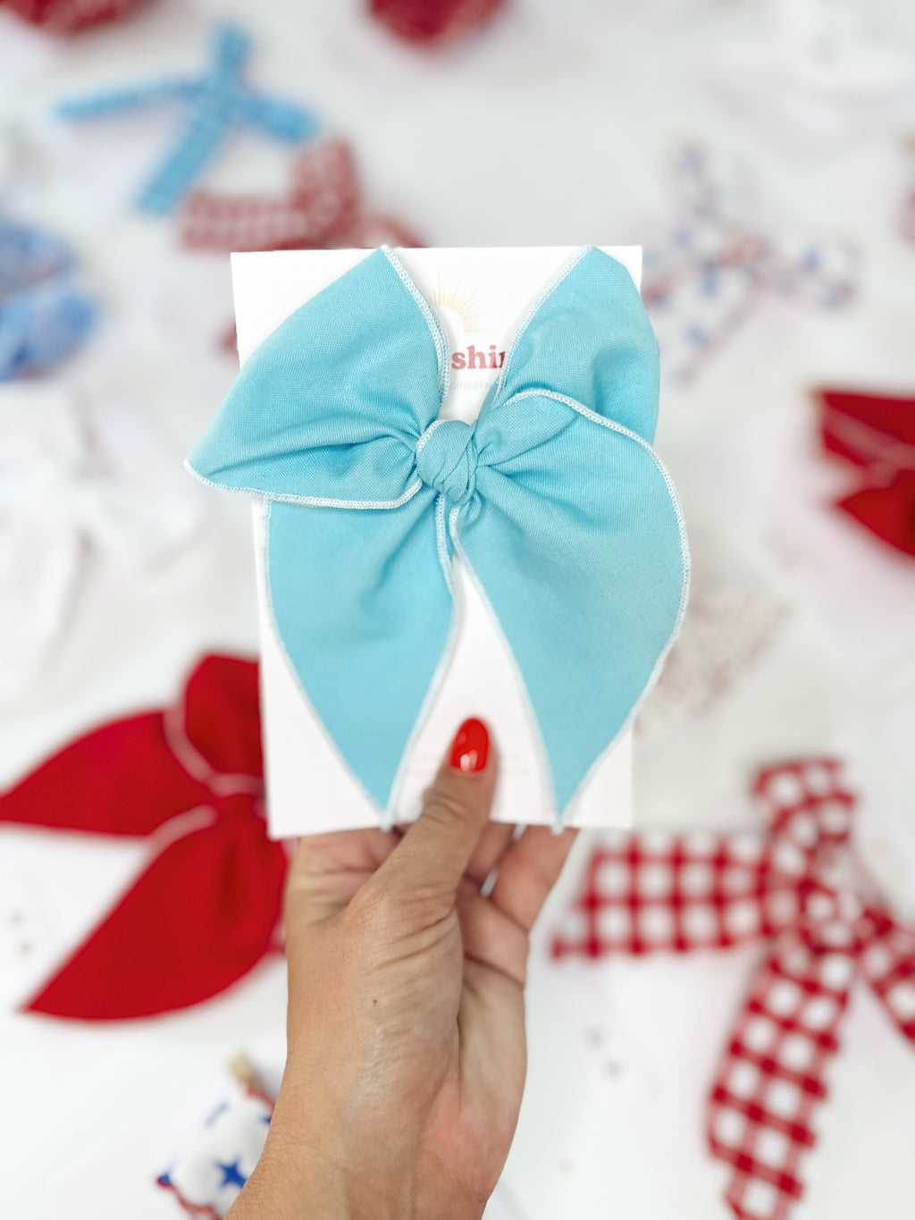 Summer Skies Hair Bows