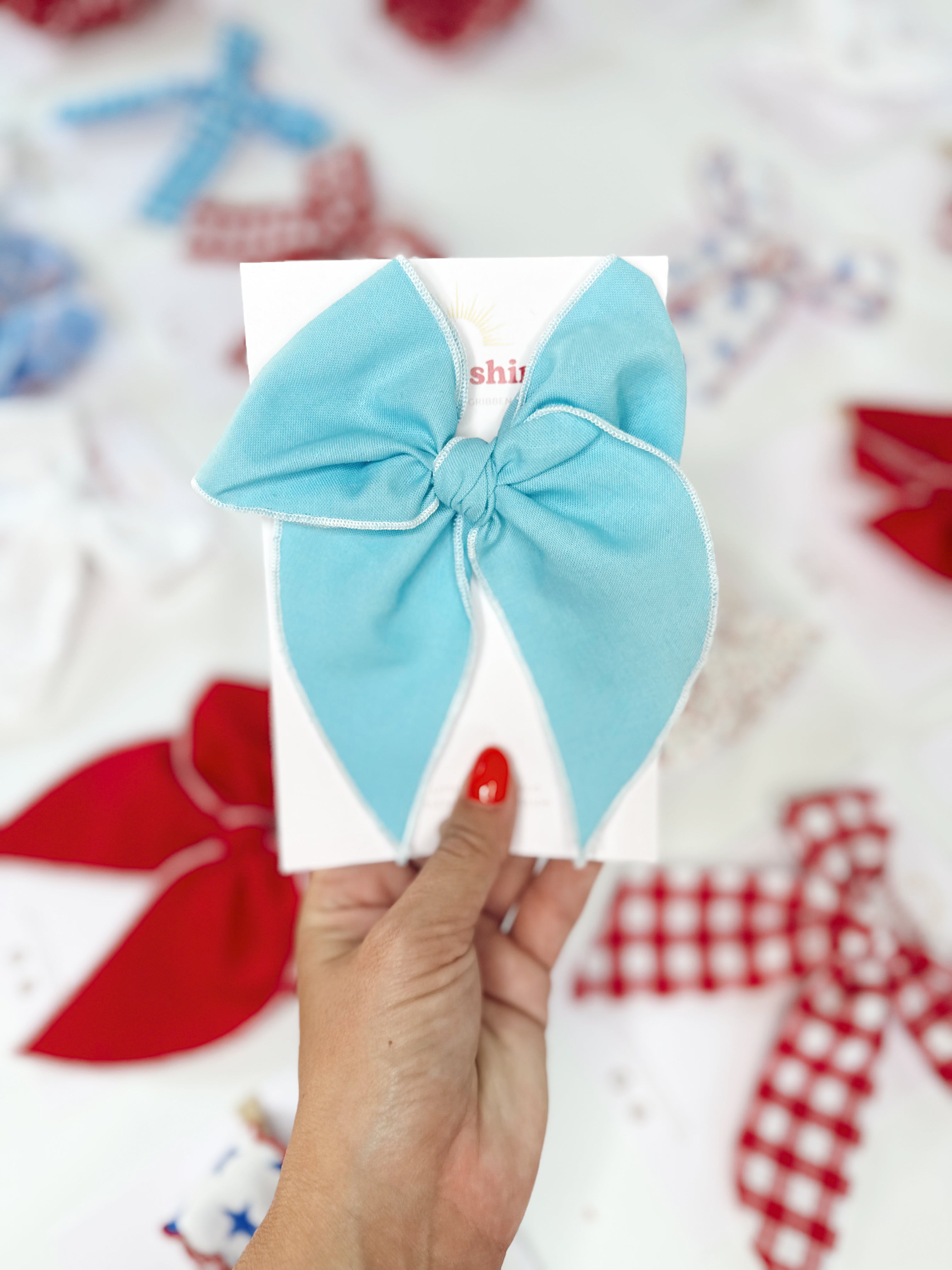 Summer Skies Hair Bows