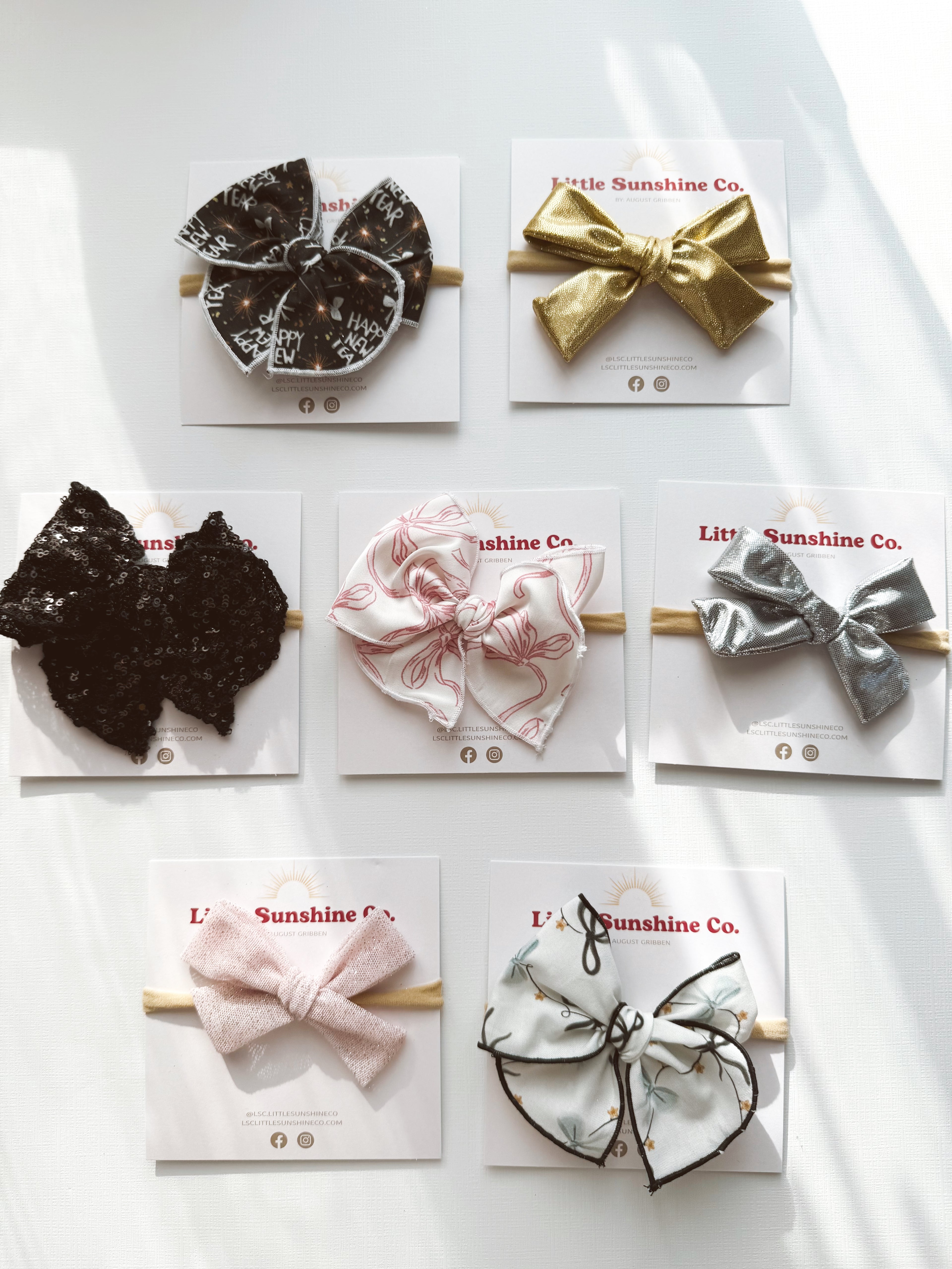 New Years Nylon Headband Bundle